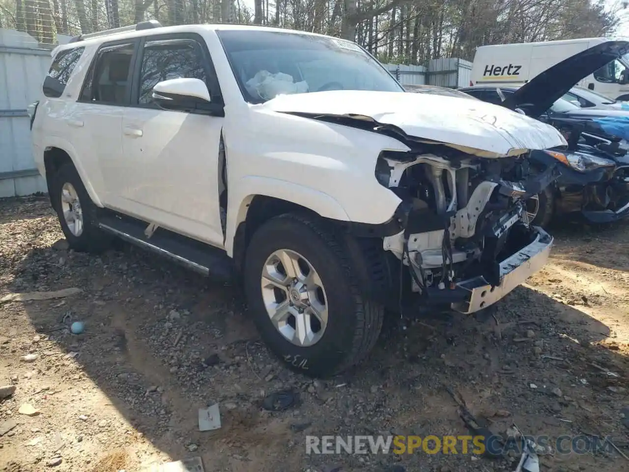 1 Photograph of a damaged car JTEZU5JR9K5209521 TOYOTA 4RUNNER 2019