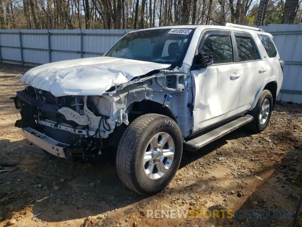 2 Photograph of a damaged car JTEZU5JR9K5209521 TOYOTA 4RUNNER 2019