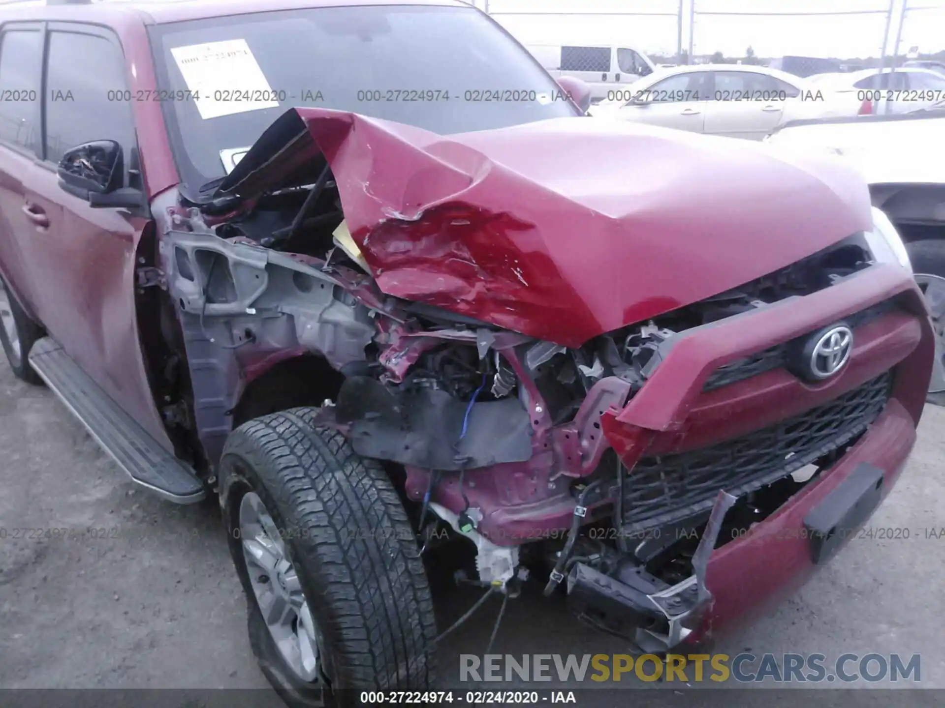 6 Photograph of a damaged car JTEZU5JR9K5209695 TOYOTA 4RUNNER 2019