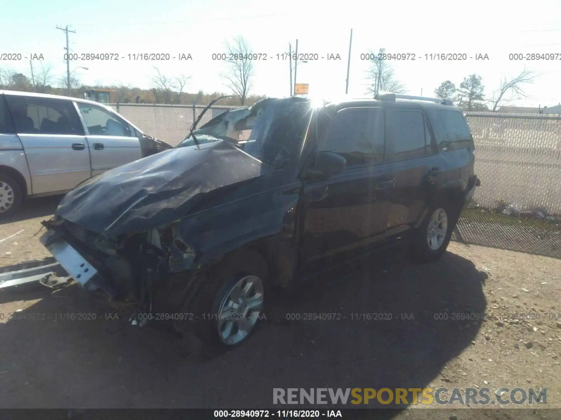 2 Photograph of a damaged car JTEZU5JR9K5209860 TOYOTA 4RUNNER 2019