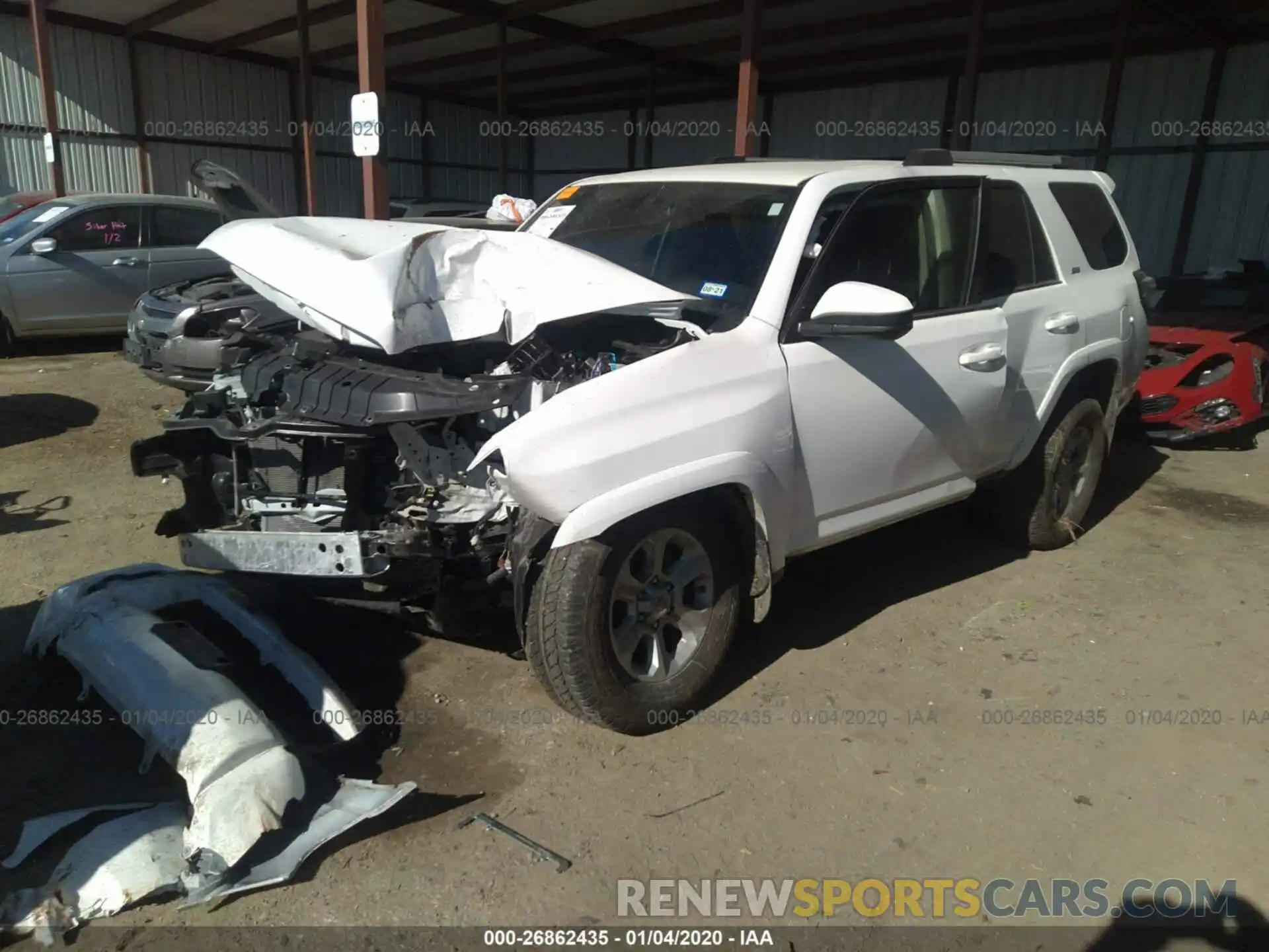 2 Photograph of a damaged car JTEZU5JR9K5210104 TOYOTA 4RUNNER 2019