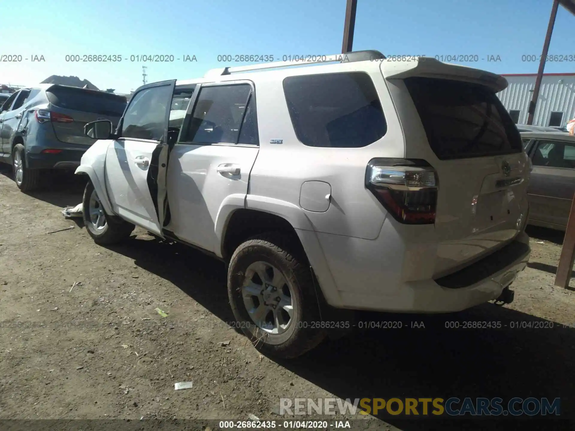 3 Фотография поврежденного автомобиля JTEZU5JR9K5210104 TOYOTA 4RUNNER 2019