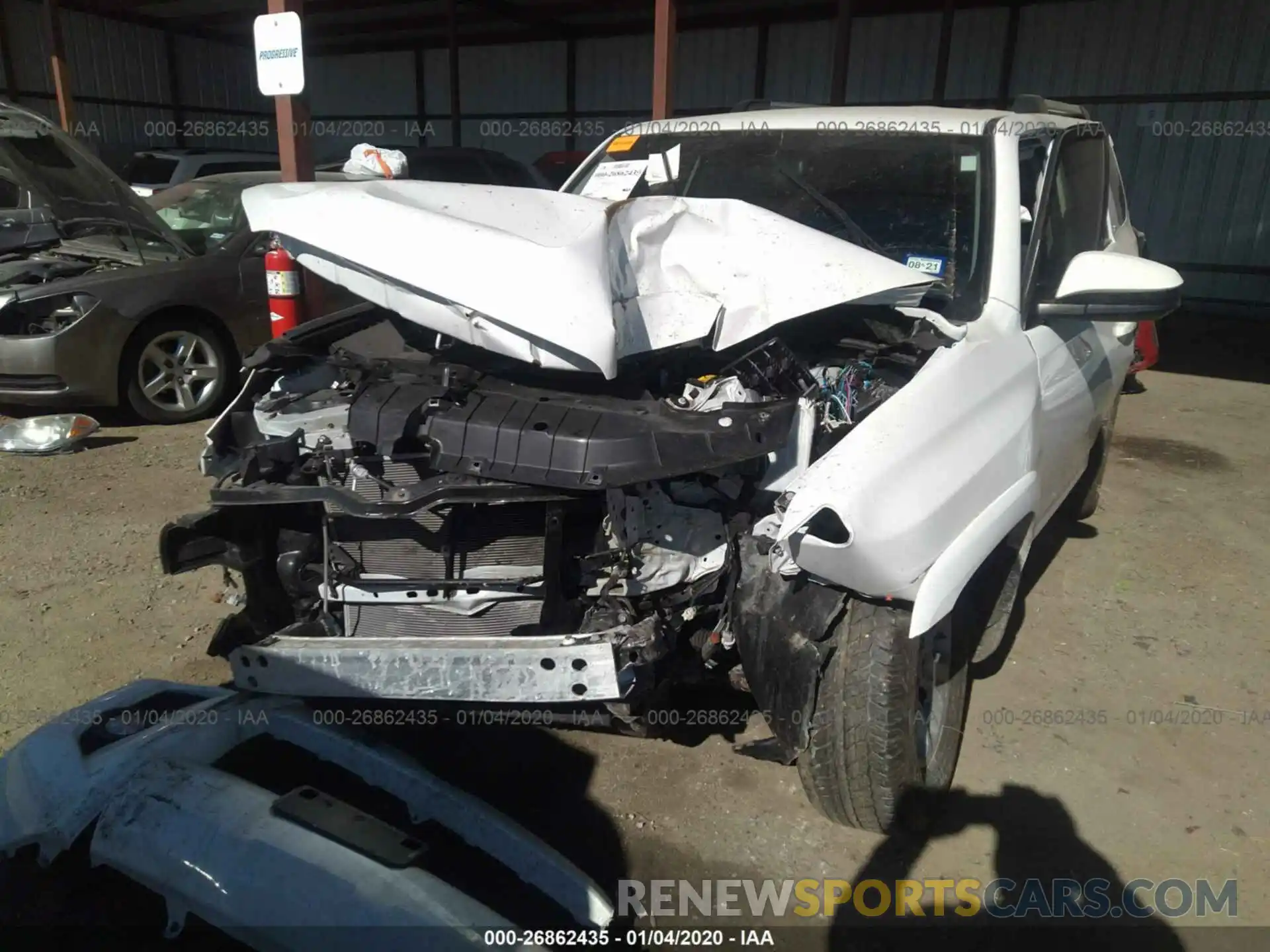 6 Photograph of a damaged car JTEZU5JR9K5210104 TOYOTA 4RUNNER 2019