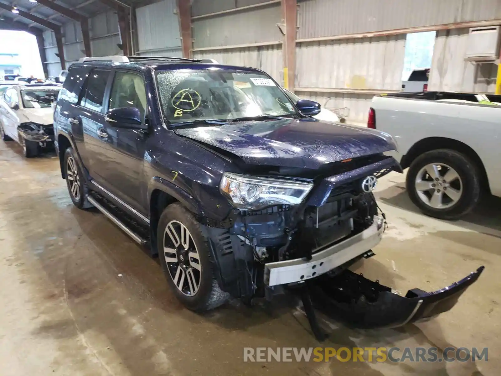 1 Photograph of a damaged car JTEZU5JR9K5211835 TOYOTA 4RUNNER 2019