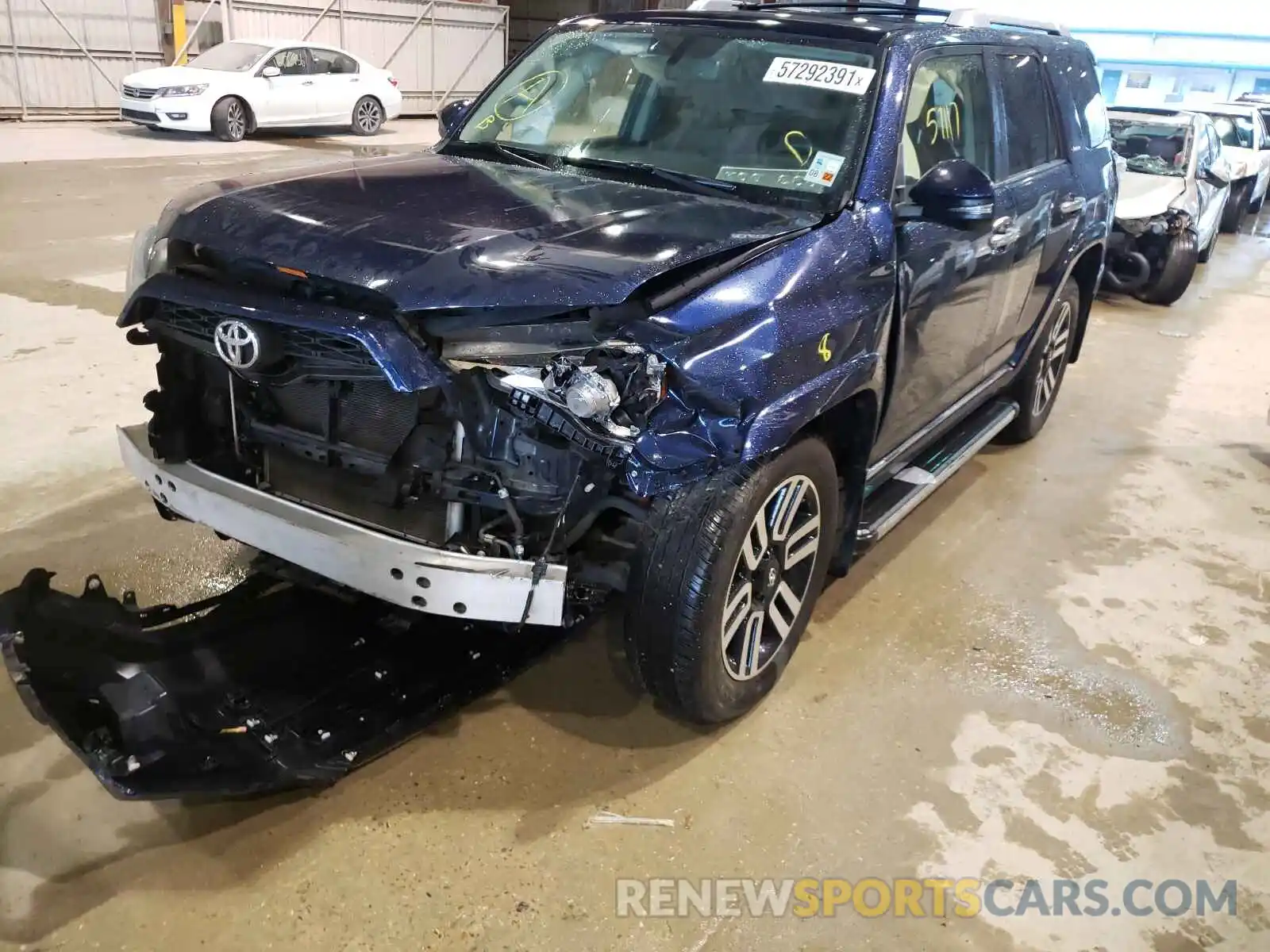 2 Photograph of a damaged car JTEZU5JR9K5211835 TOYOTA 4RUNNER 2019