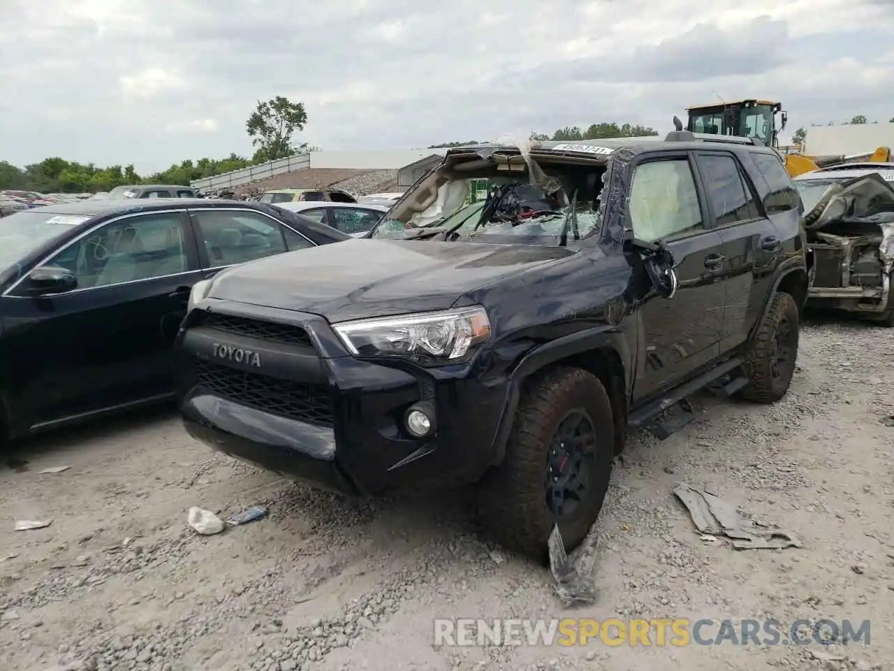 2 Фотография поврежденного автомобиля JTEZU5JR9K5211947 TOYOTA 4RUNNER 2019