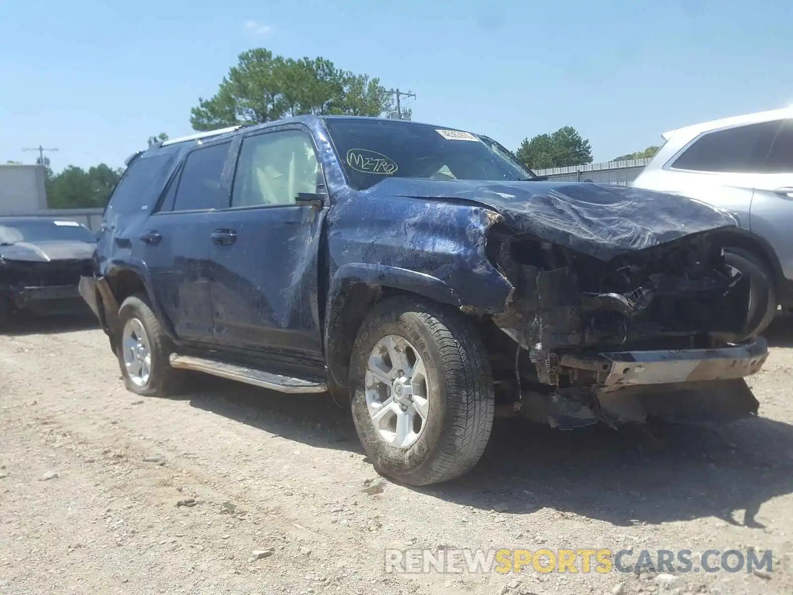 1 Photograph of a damaged car JTEZU5JR9K5212404 TOYOTA 4RUNNER 2019