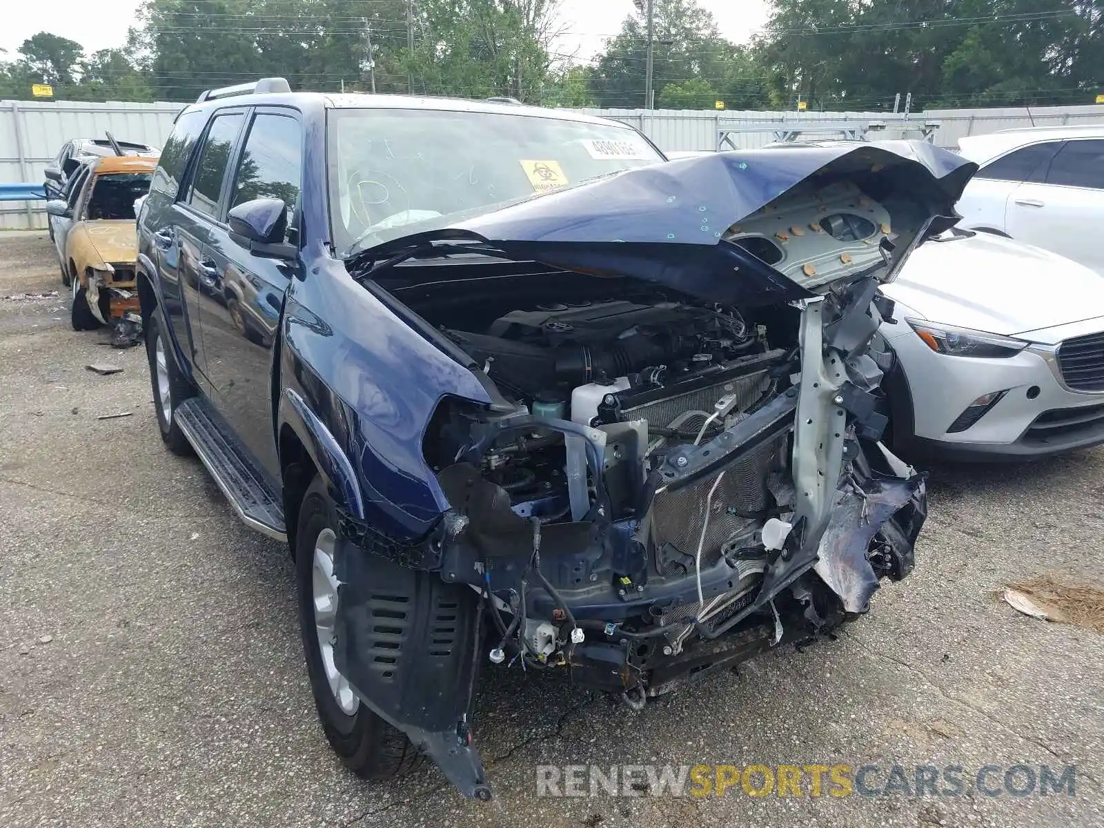 1 Photograph of a damaged car JTEZU5JR9K5212791 TOYOTA 4RUNNER 2019