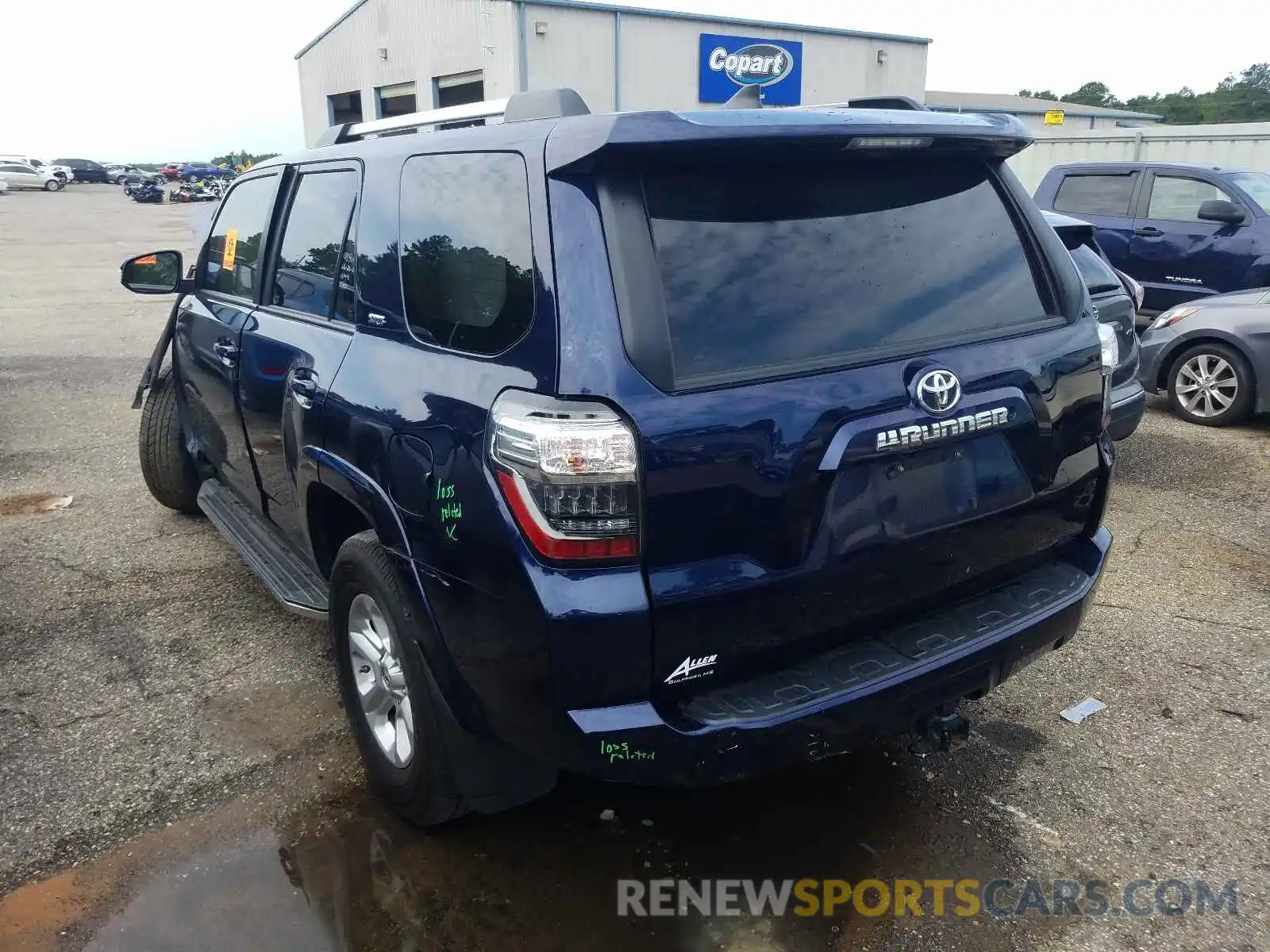 3 Photograph of a damaged car JTEZU5JR9K5212791 TOYOTA 4RUNNER 2019