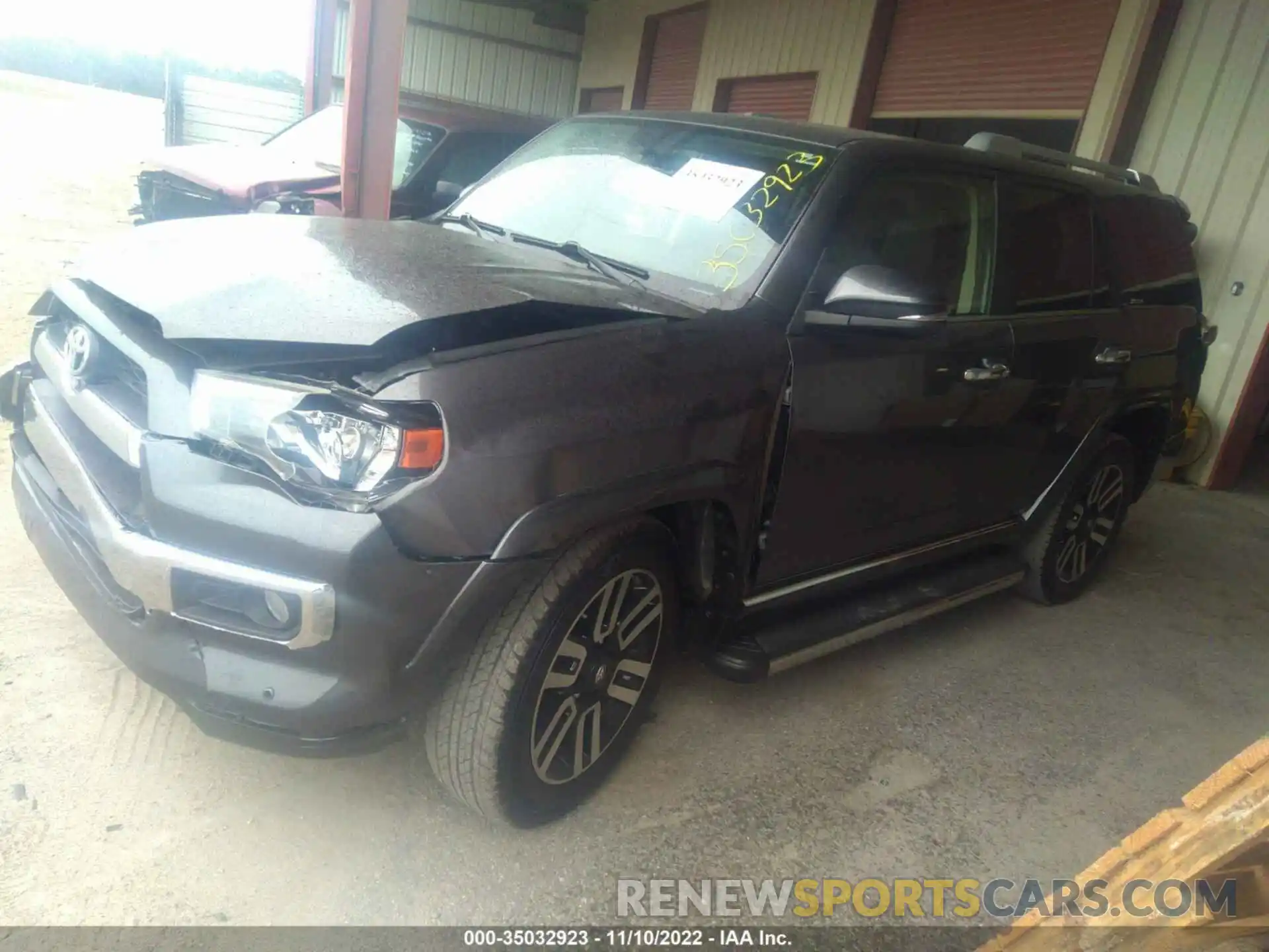 2 Фотография поврежденного автомобиля JTEZU5JRXK5192583 TOYOTA 4RUNNER 2019