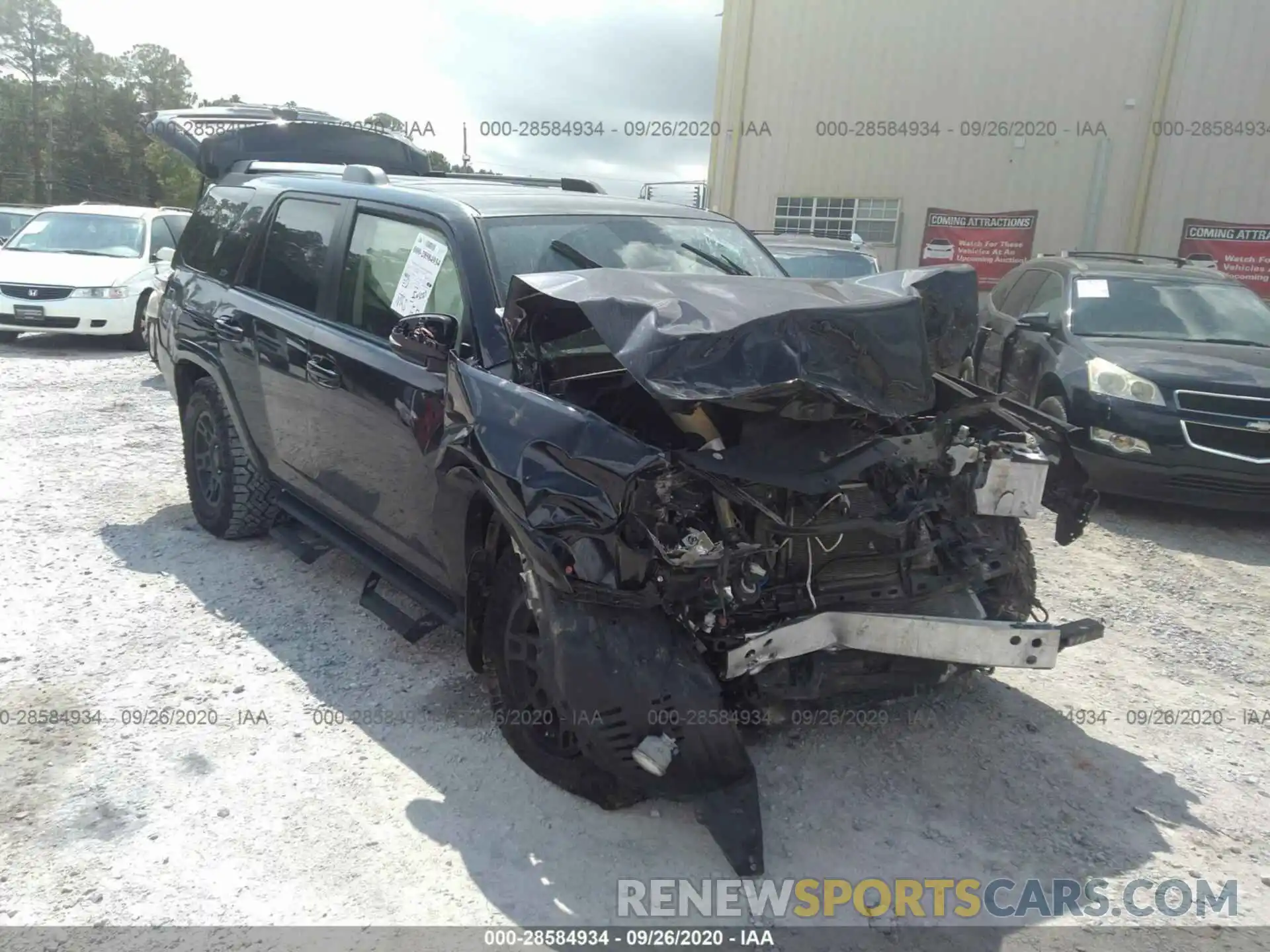 1 Photograph of a damaged car JTEZU5JRXK5194558 TOYOTA 4RUNNER 2019