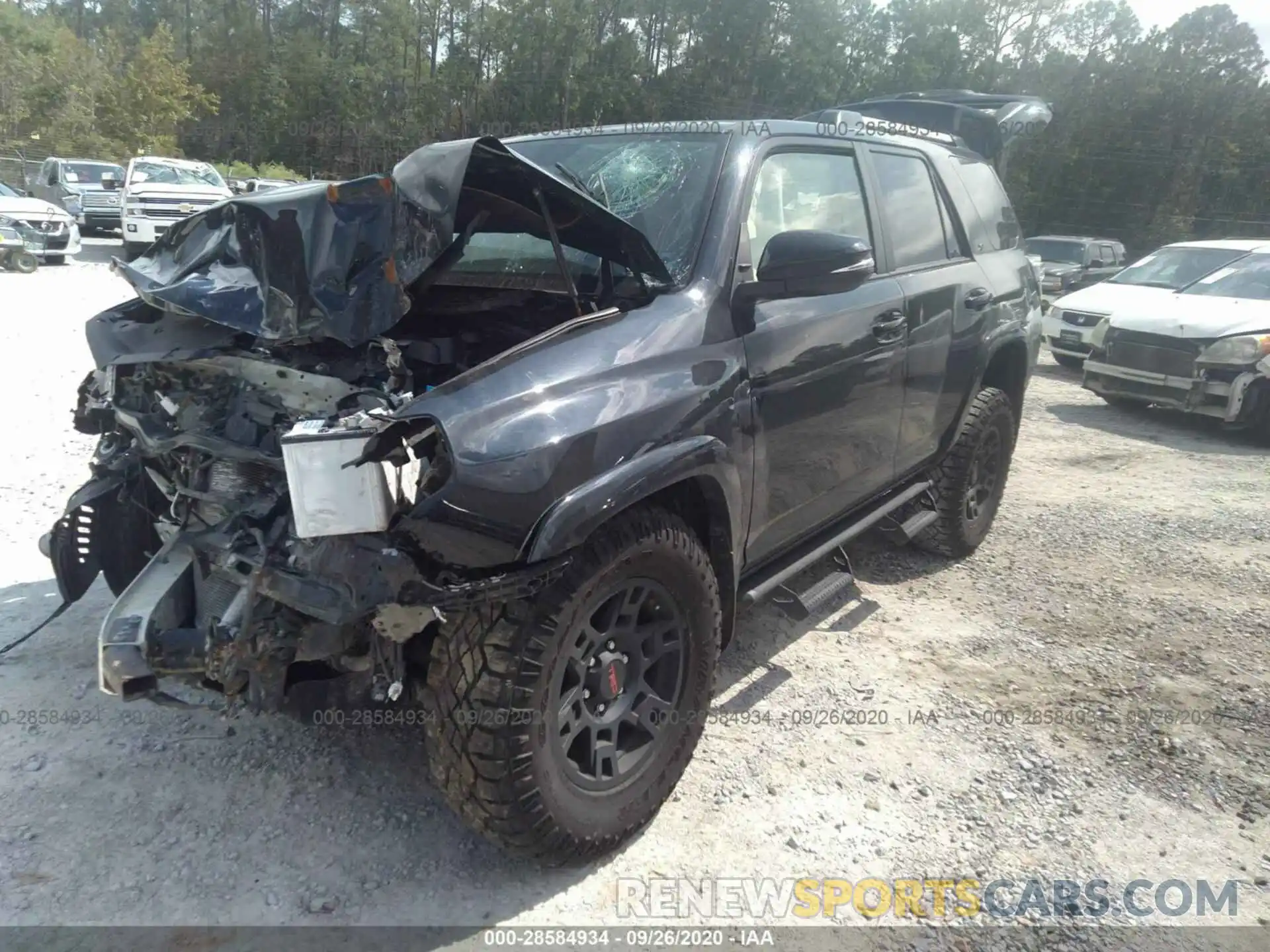 2 Photograph of a damaged car JTEZU5JRXK5194558 TOYOTA 4RUNNER 2019