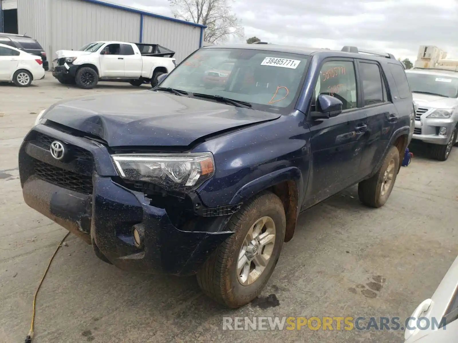 2 Photograph of a damaged car JTEZU5JRXK5197329 TOYOTA 4RUNNER 2019