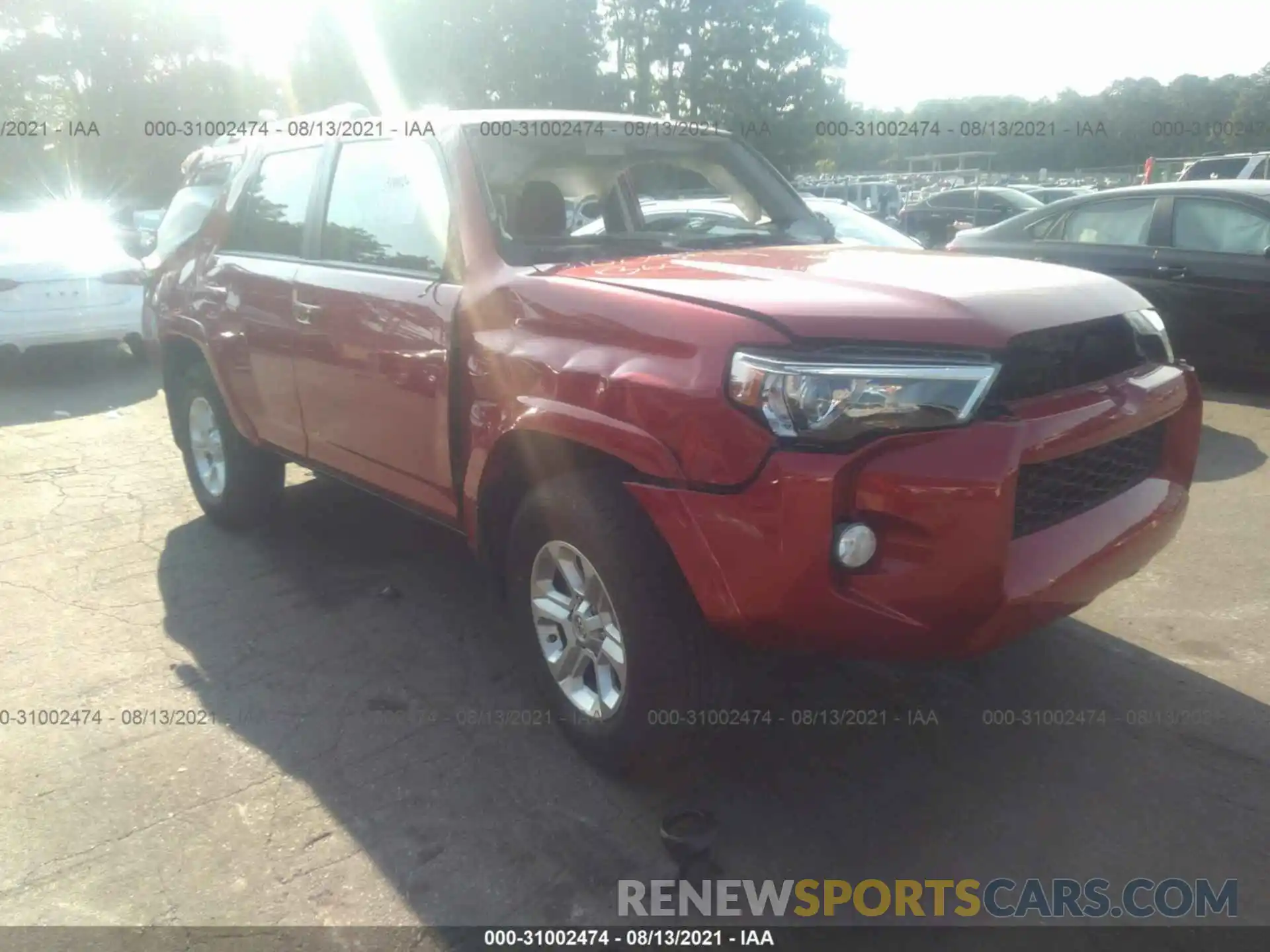 1 Photograph of a damaged car JTEZU5JRXK5199081 TOYOTA 4RUNNER 2019