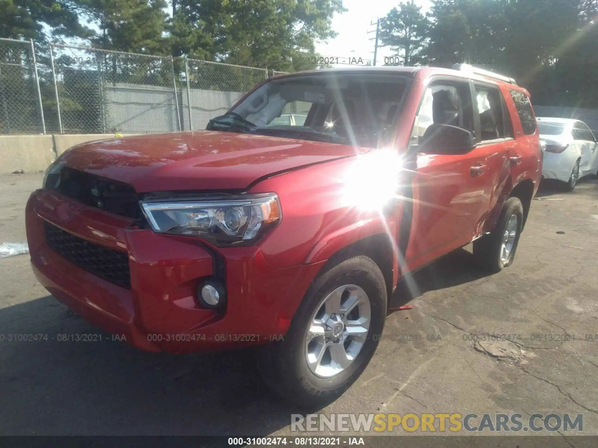 2 Photograph of a damaged car JTEZU5JRXK5199081 TOYOTA 4RUNNER 2019