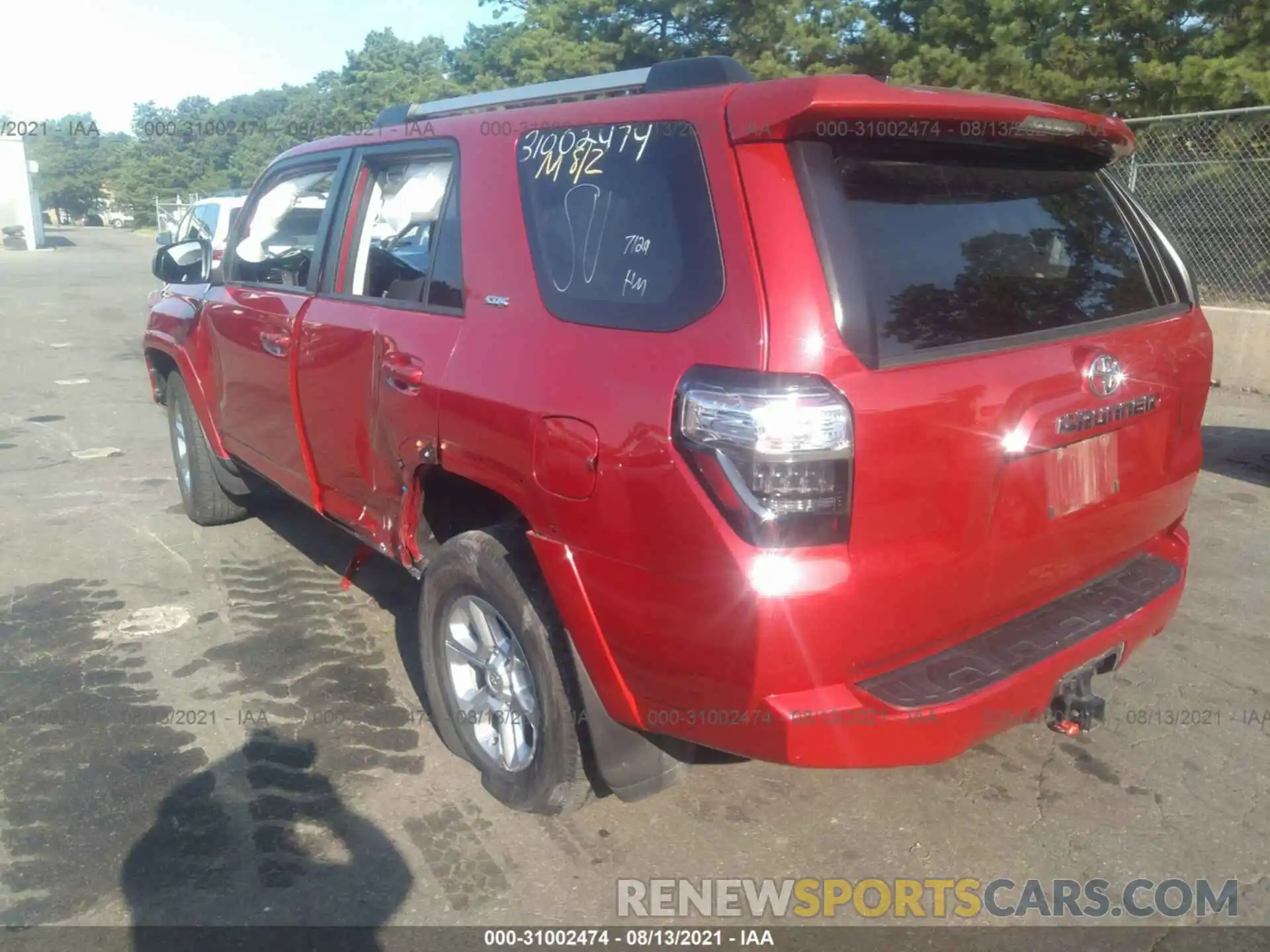 3 Photograph of a damaged car JTEZU5JRXK5199081 TOYOTA 4RUNNER 2019