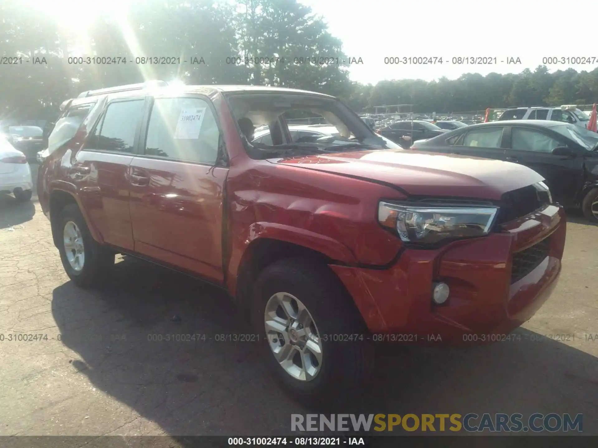 6 Photograph of a damaged car JTEZU5JRXK5199081 TOYOTA 4RUNNER 2019