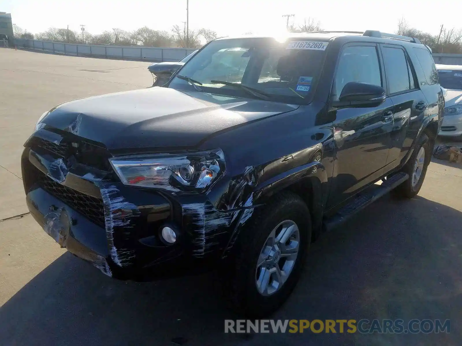 2 Photograph of a damaged car JTEZU5JRXK5199243 TOYOTA 4RUNNER 2019