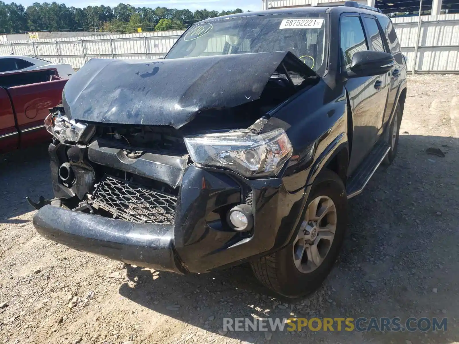 2 Photograph of a damaged car JTEZU5JRXK5200195 TOYOTA 4RUNNER 2019