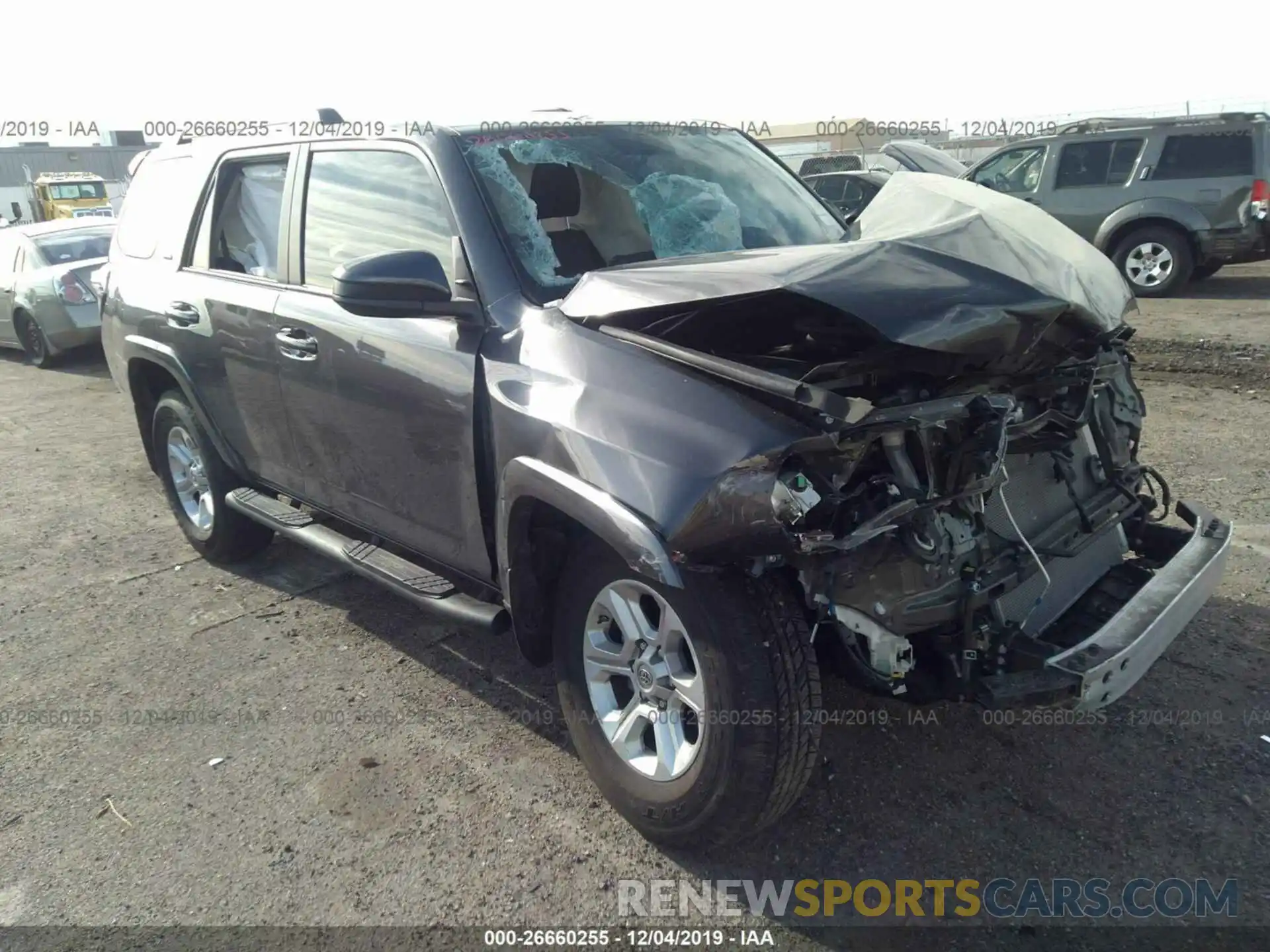 1 Photograph of a damaged car JTEZU5JRXK5201959 TOYOTA 4RUNNER 2019