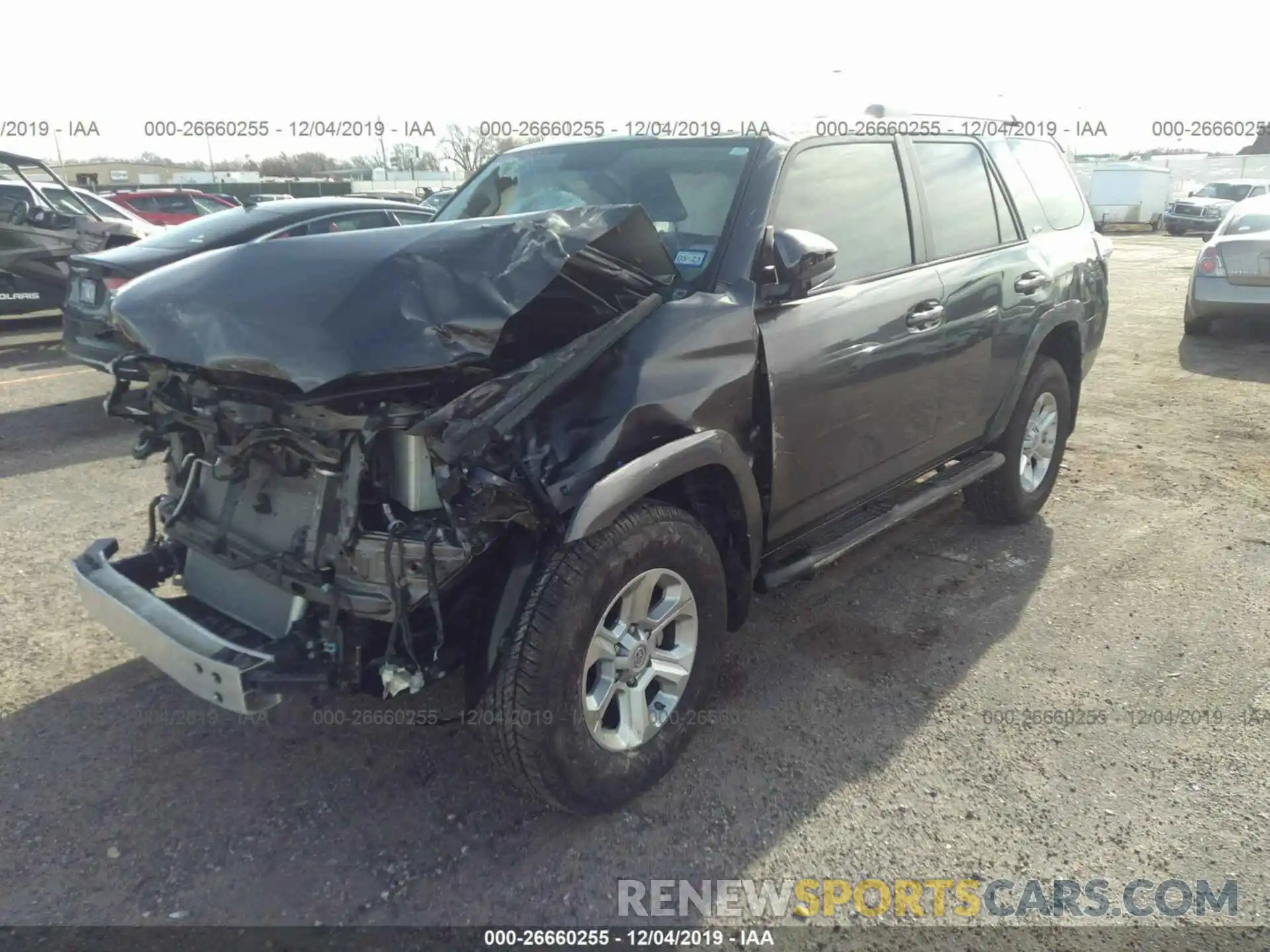 2 Photograph of a damaged car JTEZU5JRXK5201959 TOYOTA 4RUNNER 2019