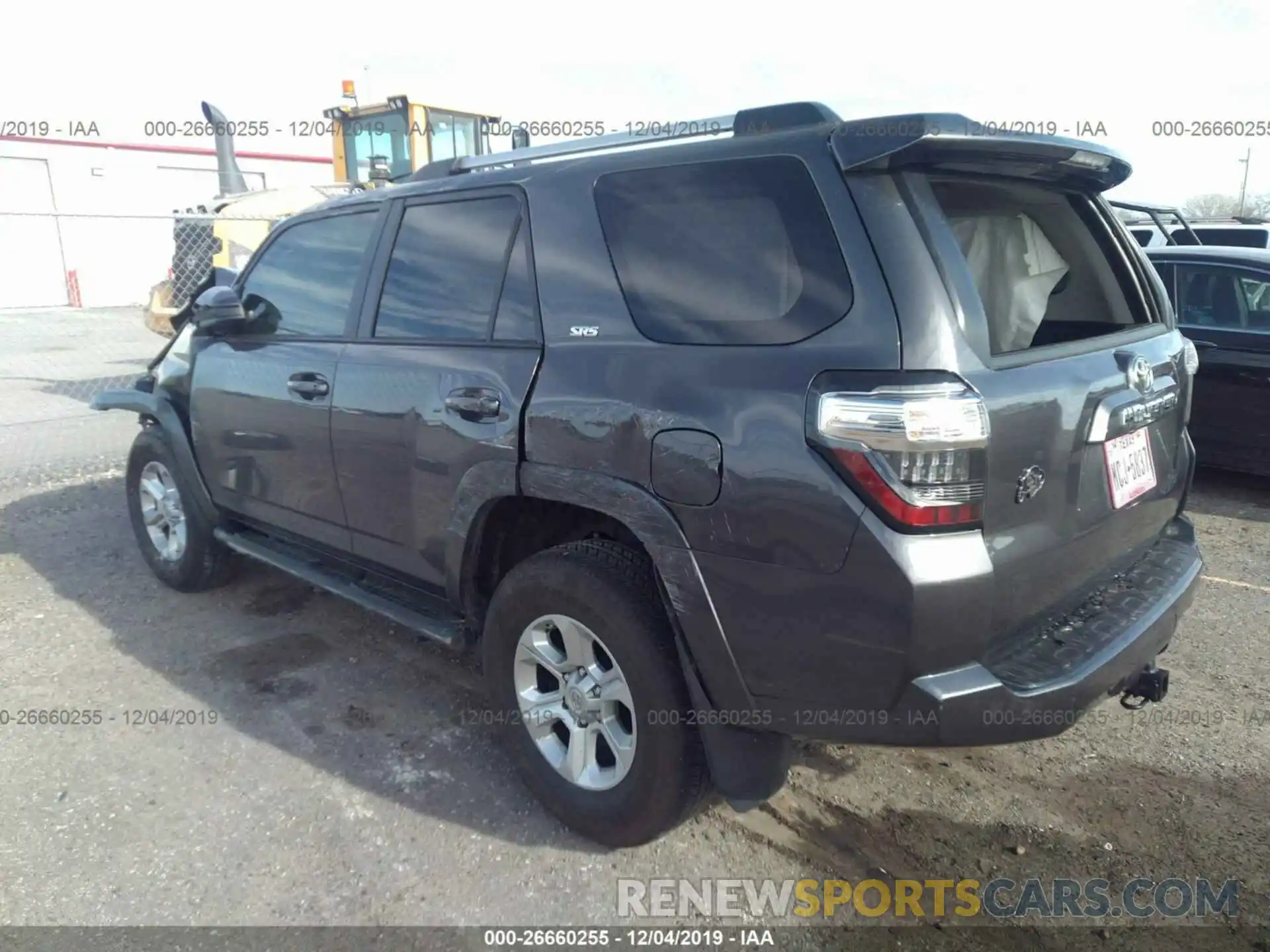 3 Photograph of a damaged car JTEZU5JRXK5201959 TOYOTA 4RUNNER 2019