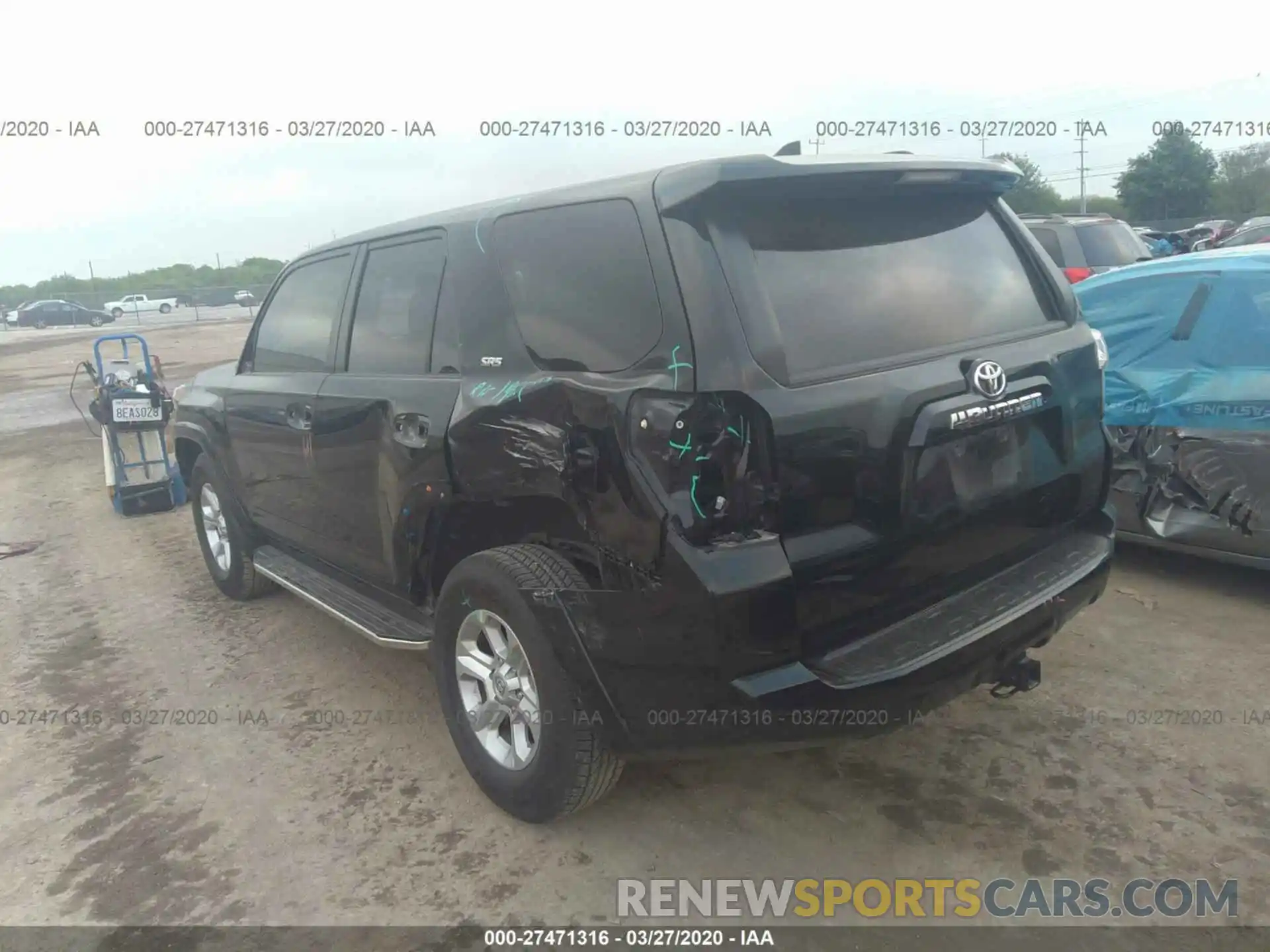 3 Photograph of a damaged car JTEZU5JRXK5202108 TOYOTA 4RUNNER 2019