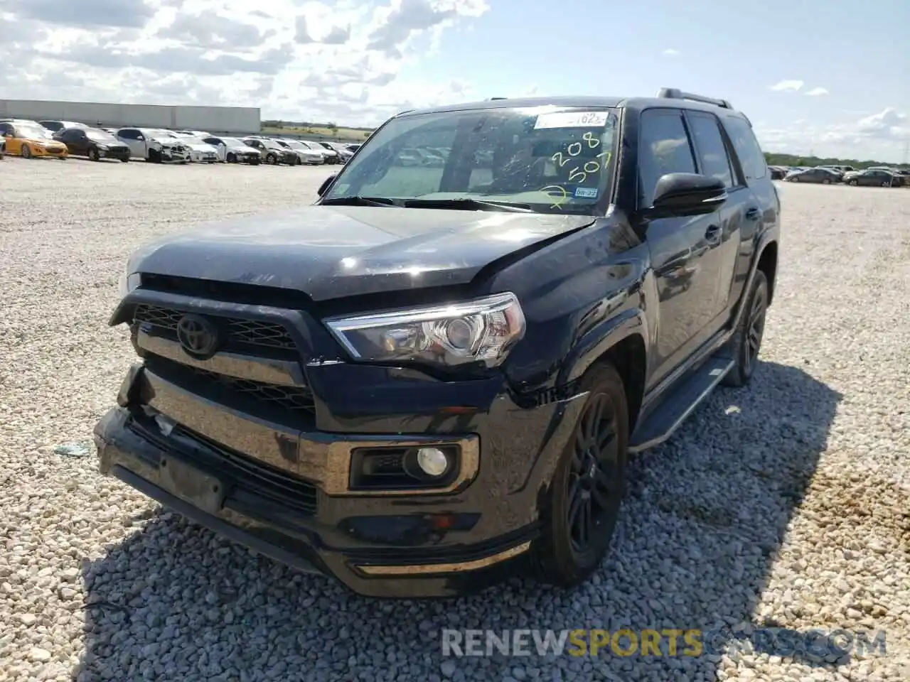 2 Photograph of a damaged car JTEZU5JRXK5208507 TOYOTA 4RUNNER 2019