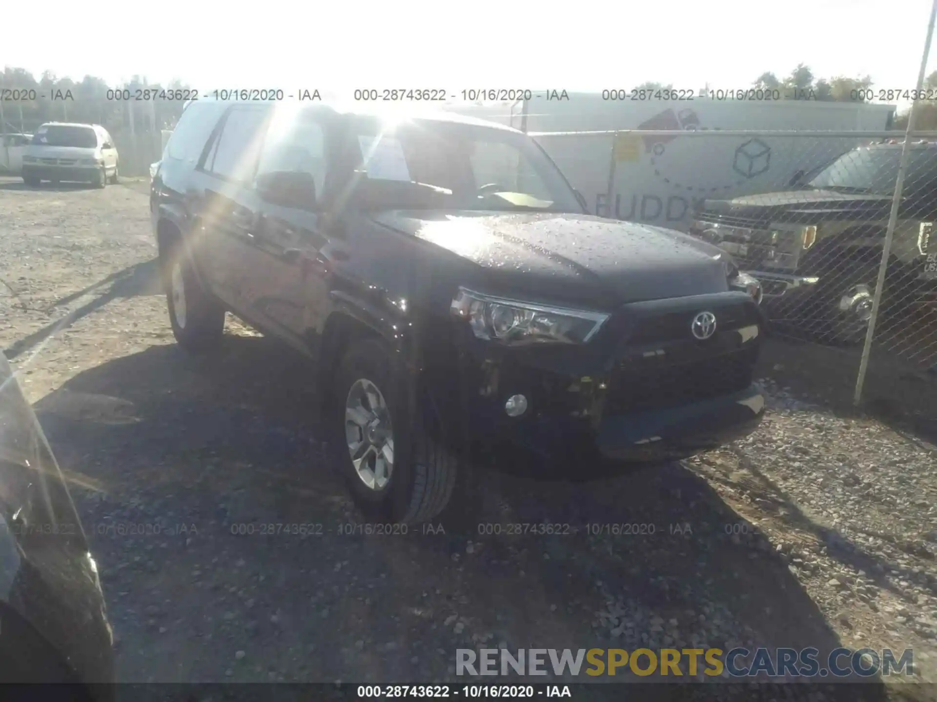 1 Фотография поврежденного автомобиля JTEZU5JRXK5209351 TOYOTA 4RUNNER 2019