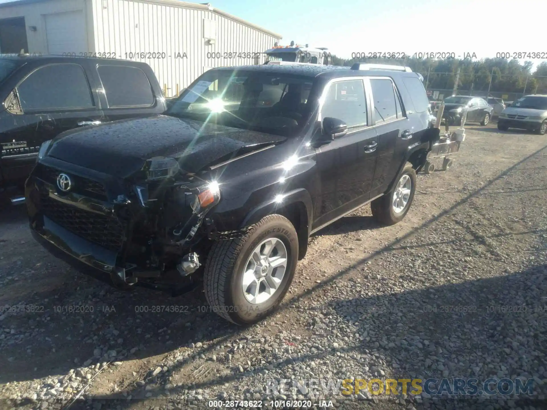 2 Фотография поврежденного автомобиля JTEZU5JRXK5209351 TOYOTA 4RUNNER 2019