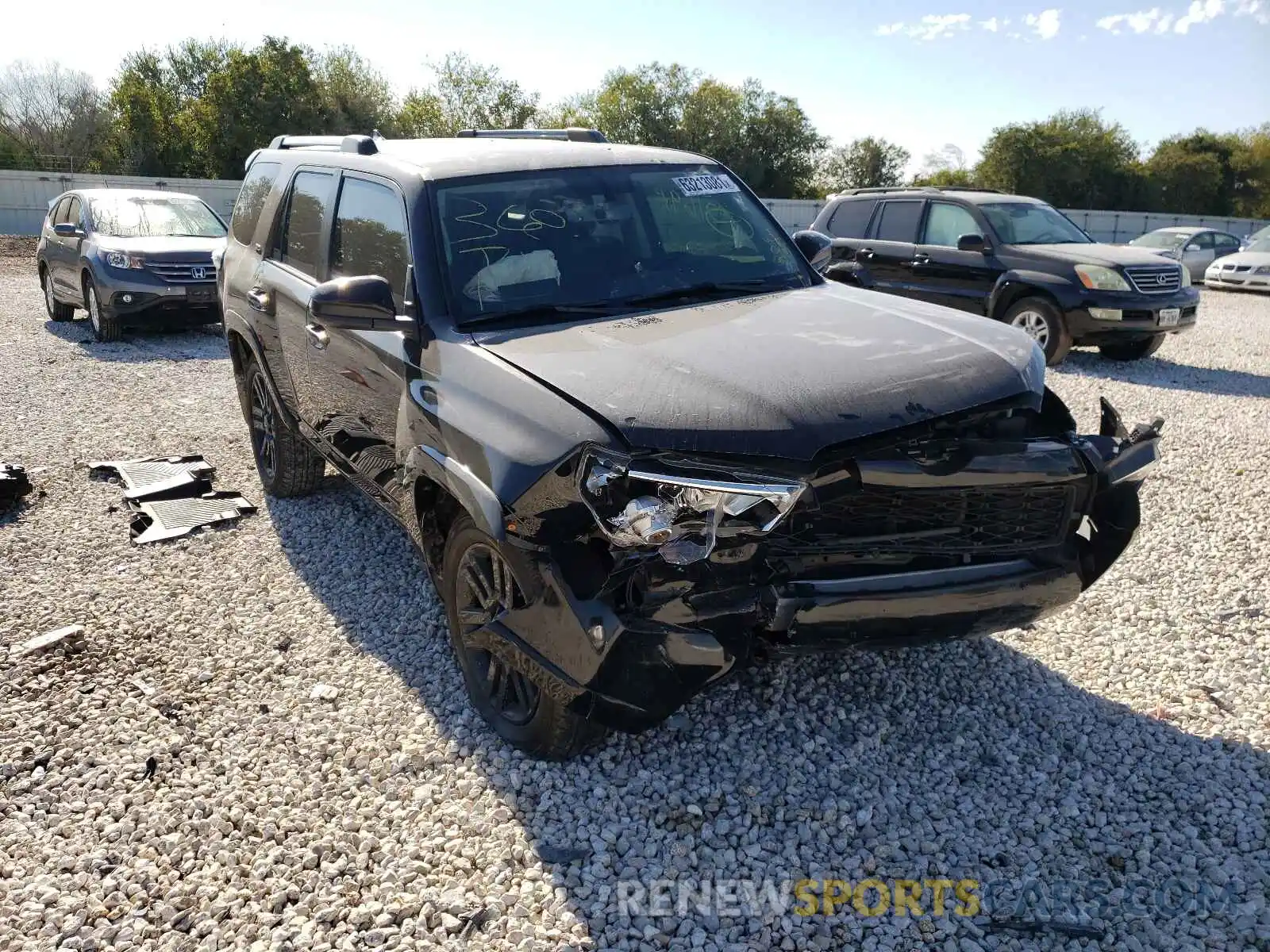 1 Photograph of a damaged car JTEZU5JRXK5209530 TOYOTA 4RUNNER 2019