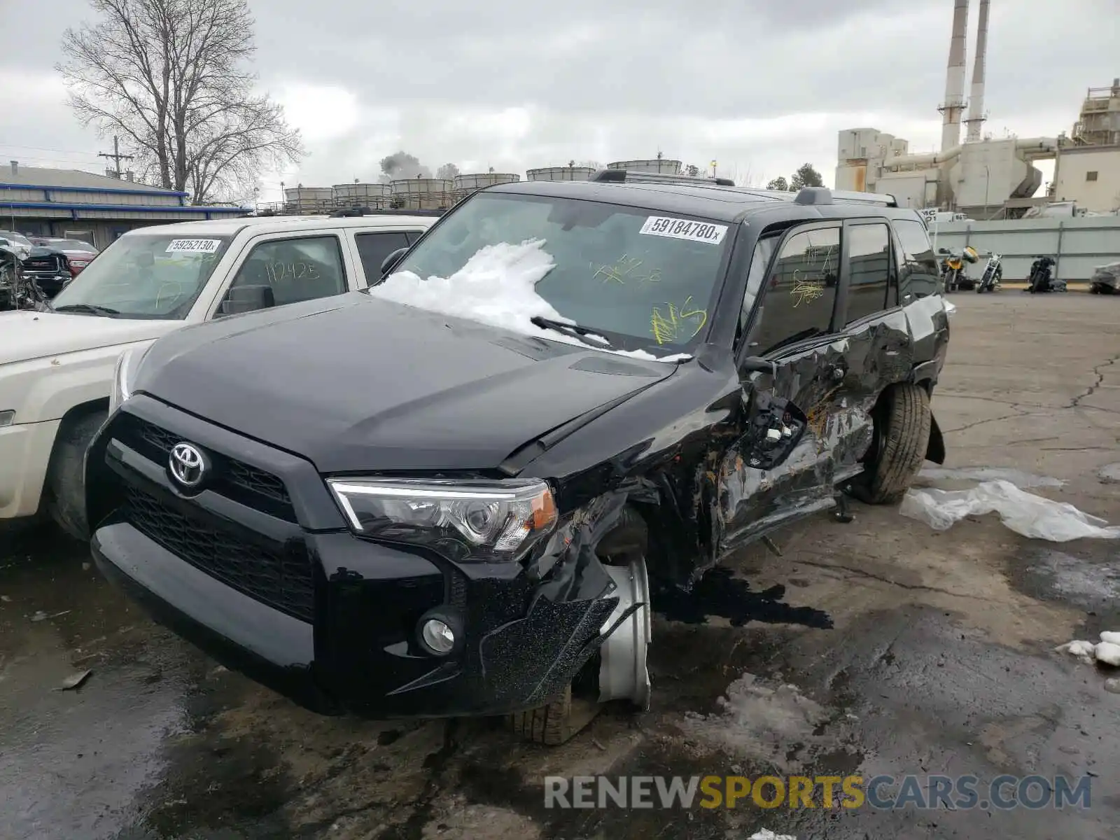 2 Photograph of a damaged car JTEZU5JRXK5209866 TOYOTA 4RUNNER 2019