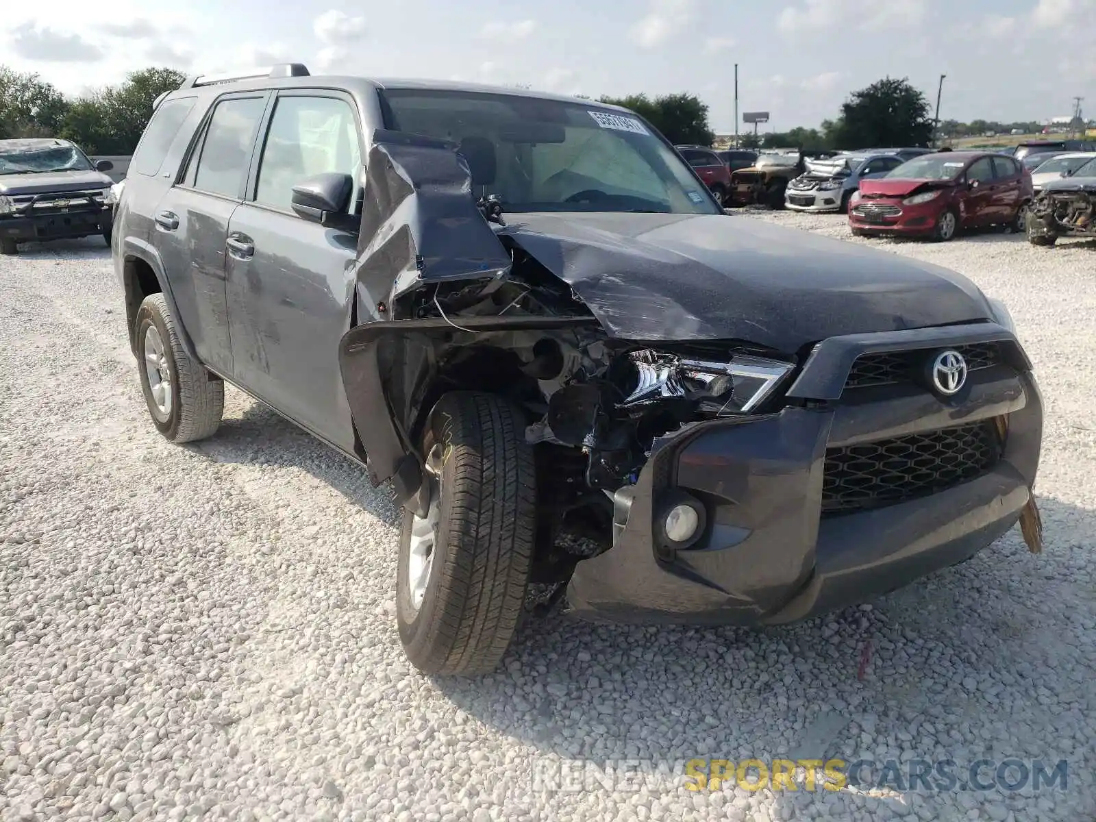 1 Photograph of a damaged car JTEZU5JRXK5211424 TOYOTA 4RUNNER 2019