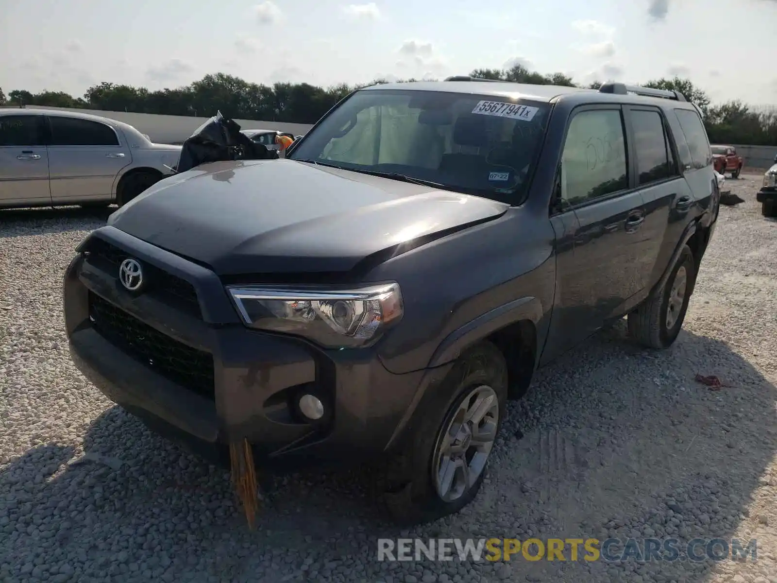 2 Photograph of a damaged car JTEZU5JRXK5211424 TOYOTA 4RUNNER 2019