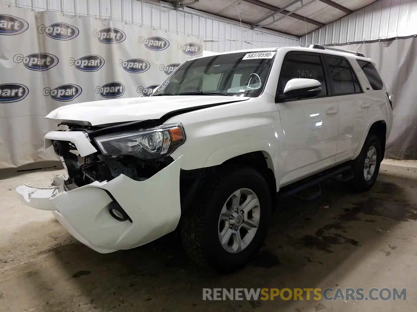 2 Фотография поврежденного автомобиля JTEZU5JRXK5213366 TOYOTA 4RUNNER 2019