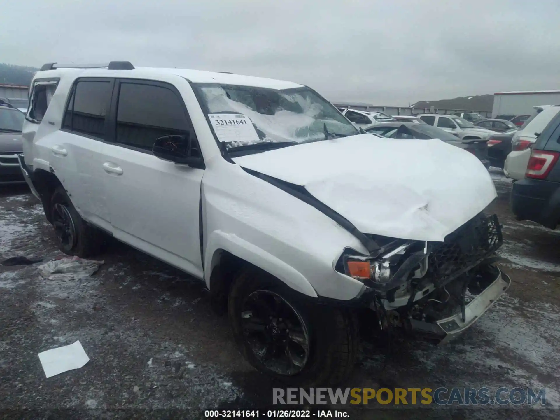 1 Photograph of a damaged car JTEBU5JR0L5739945 TOYOTA 4RUNNER 2020