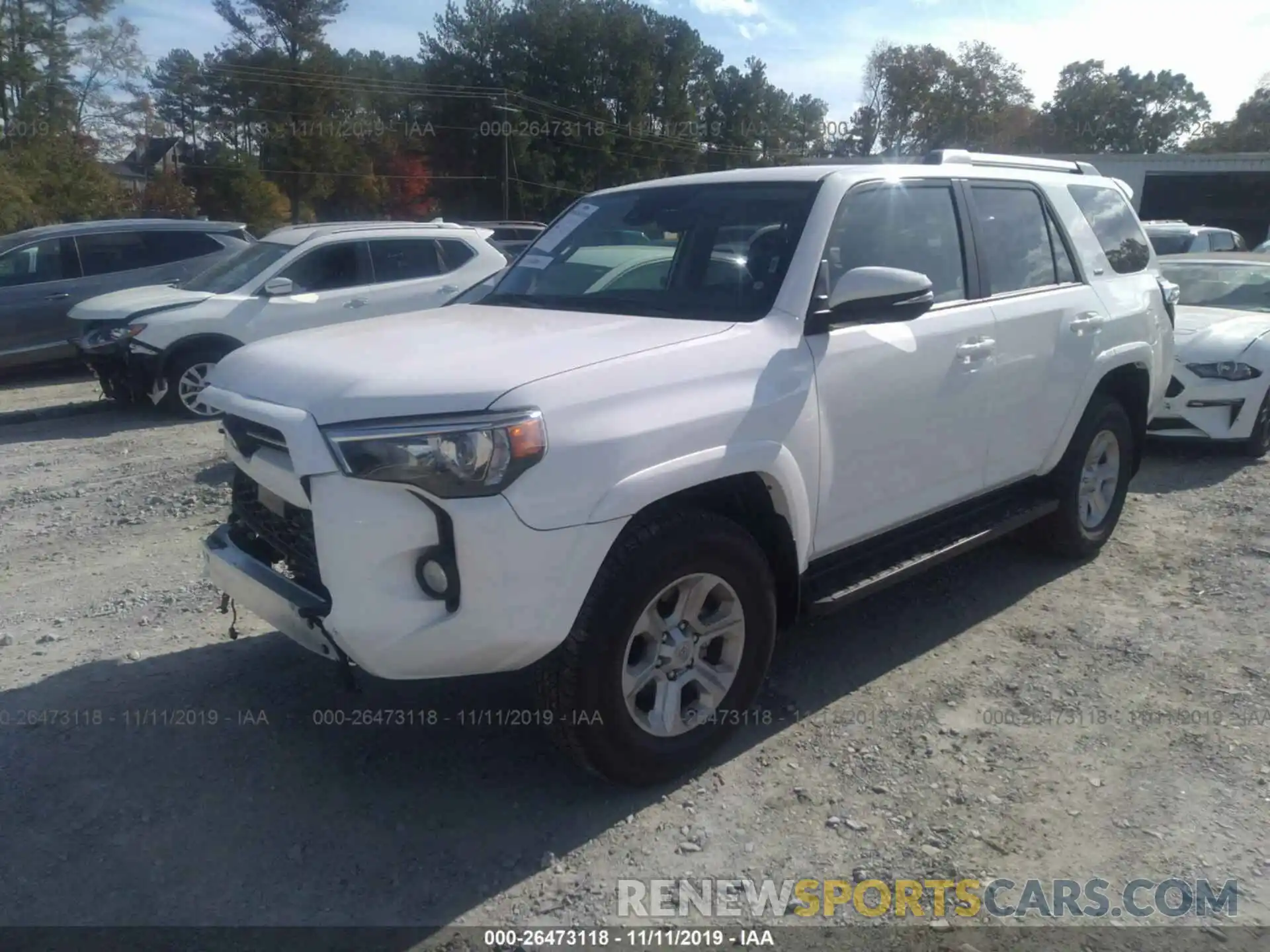 2 Photograph of a damaged car JTEBU5JR0L5743963 TOYOTA 4RUNNER 2020