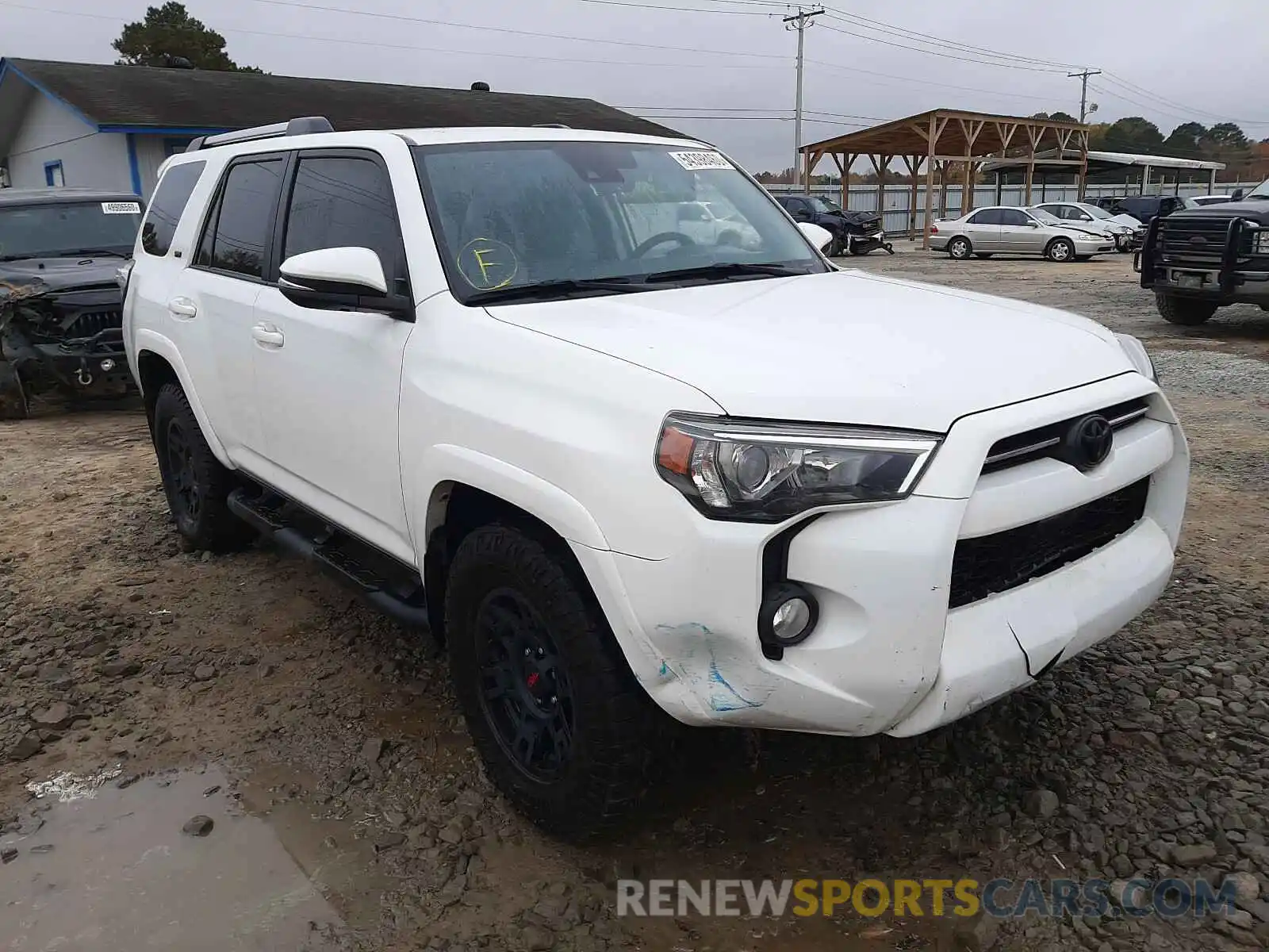 1 Photograph of a damaged car JTEBU5JR0L5744305 TOYOTA 4RUNNER 2020