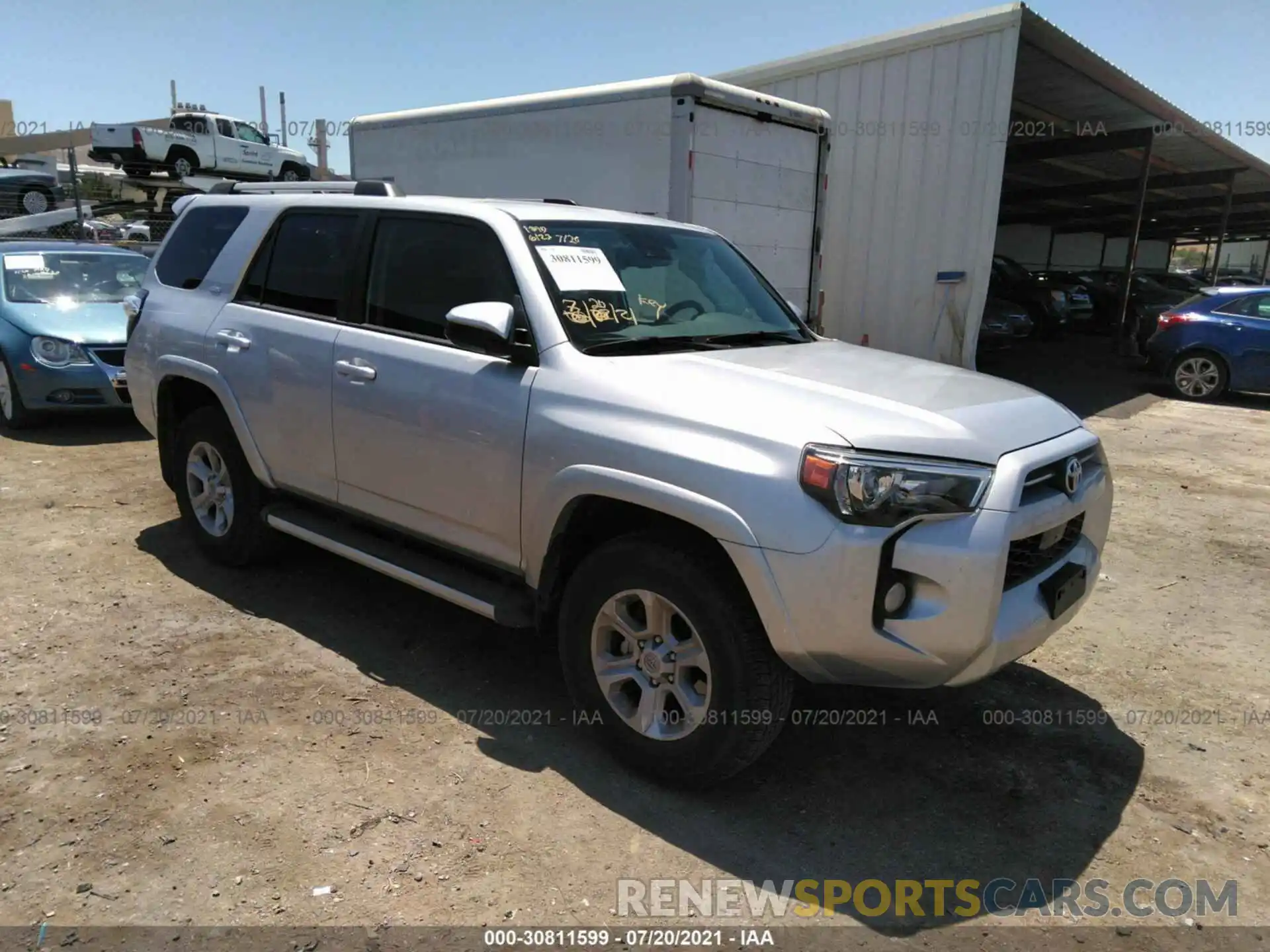 1 Photograph of a damaged car JTEBU5JR0L5759404 TOYOTA 4RUNNER 2020