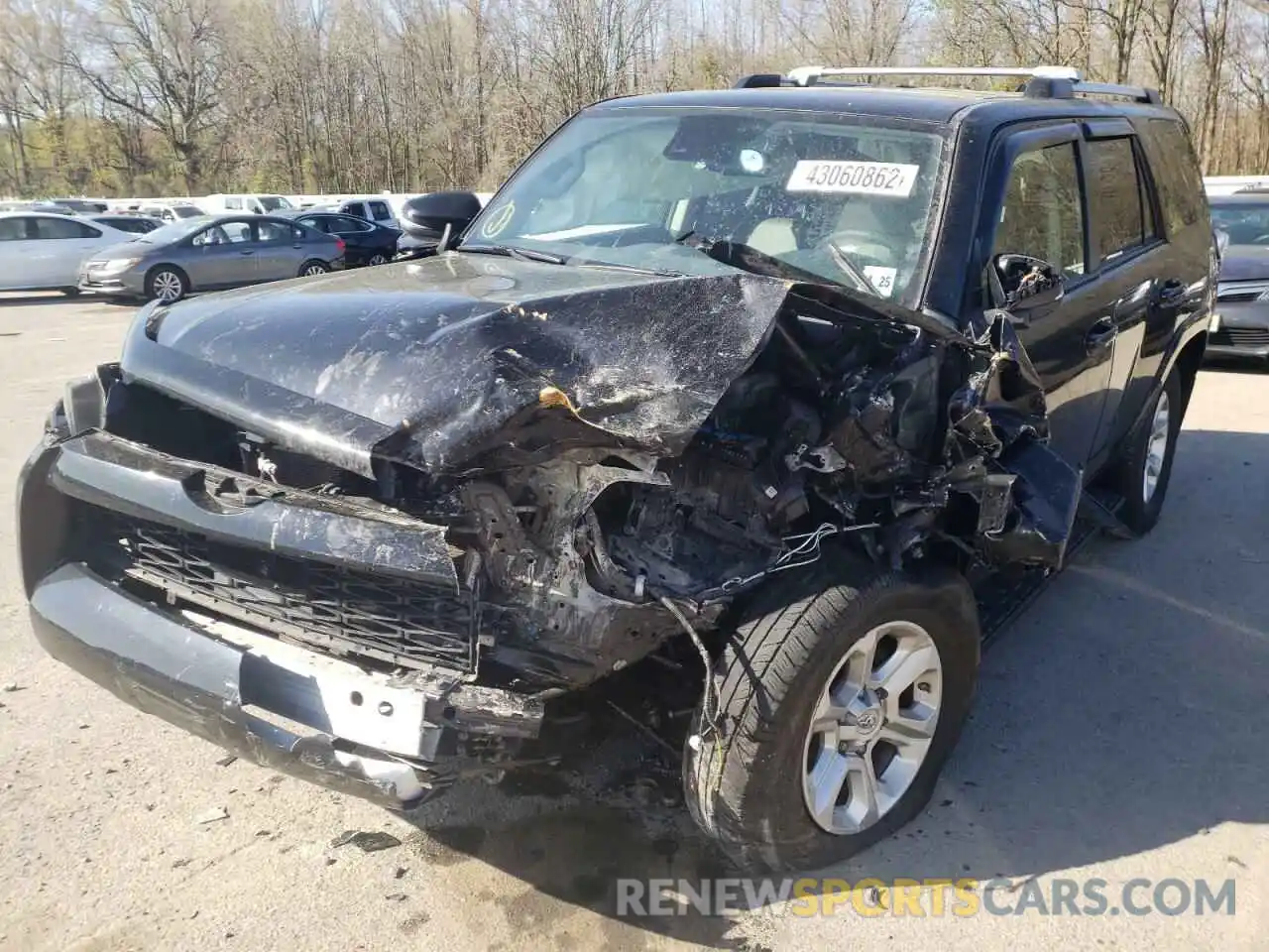 2 Photograph of a damaged car JTEBU5JR0L5761329 TOYOTA 4RUNNER 2020