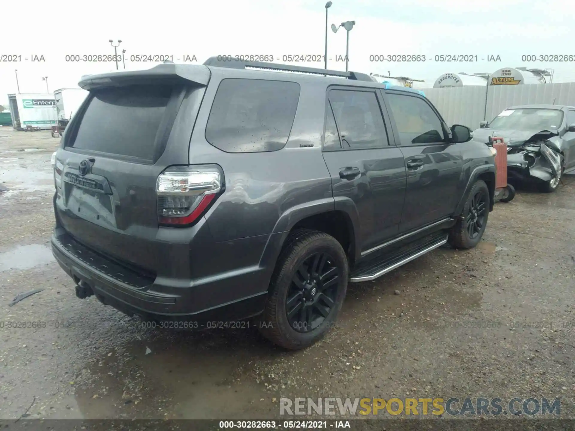 4 Фотография поврежденного автомобиля JTEBU5JR0L5768183 TOYOTA 4RUNNER 2020