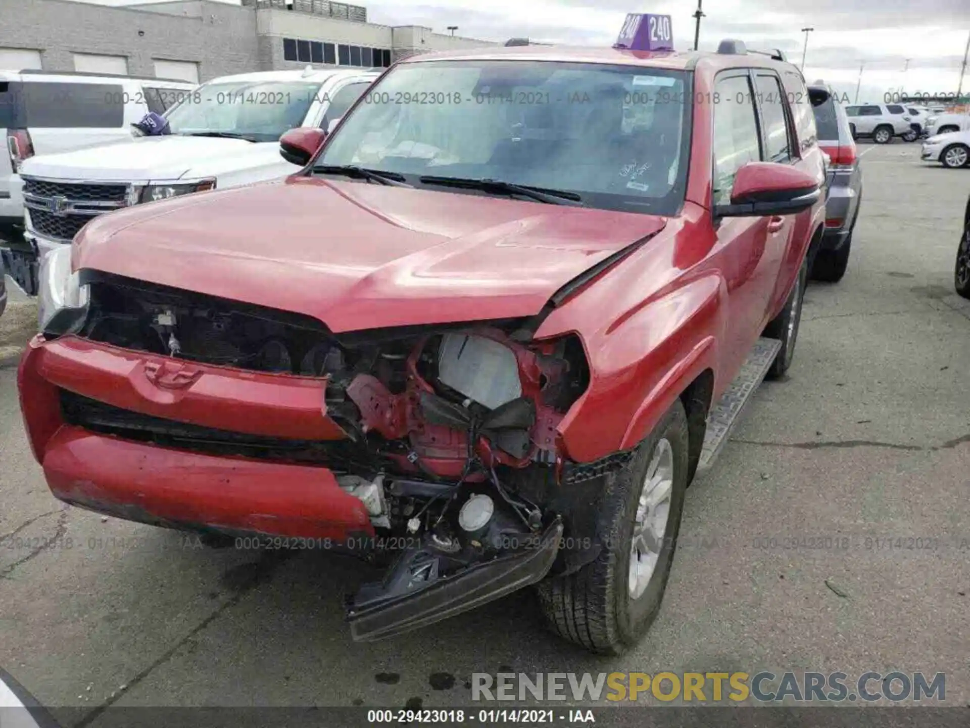 6 Photograph of a damaged car JTEBU5JR0L5769821 TOYOTA 4RUNNER 2020