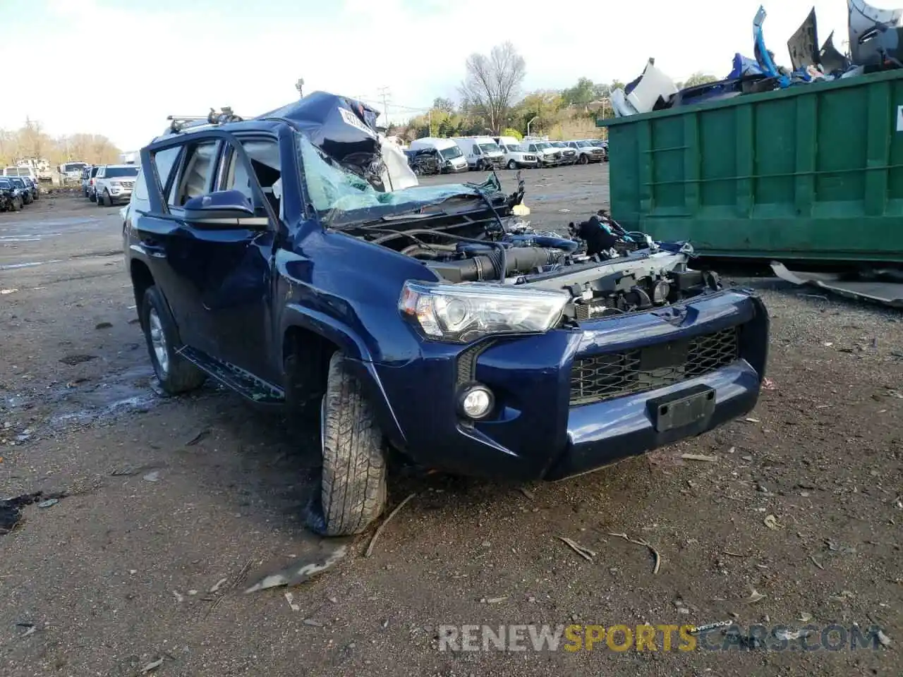 1 Photograph of a damaged car JTEBU5JR0L5782309 TOYOTA 4RUNNER 2020