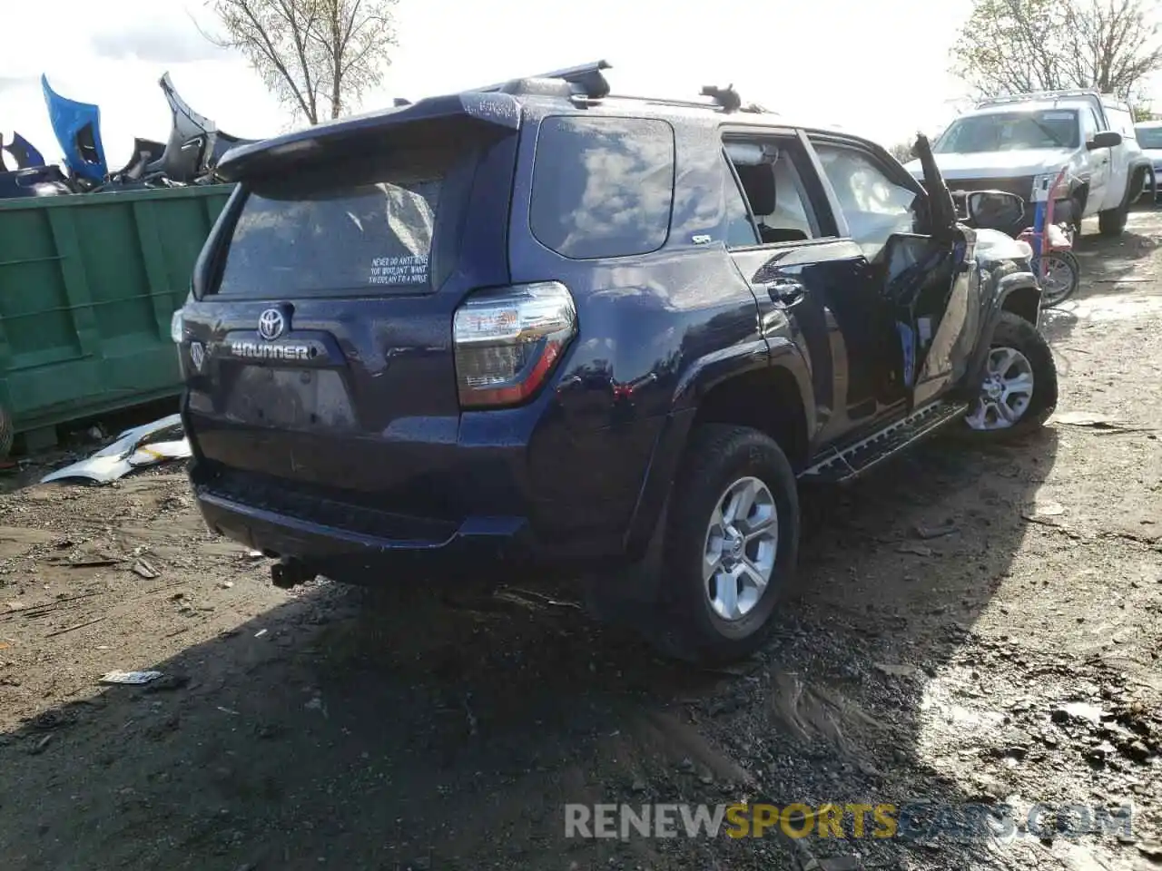 4 Фотография поврежденного автомобиля JTEBU5JR0L5782309 TOYOTA 4RUNNER 2020