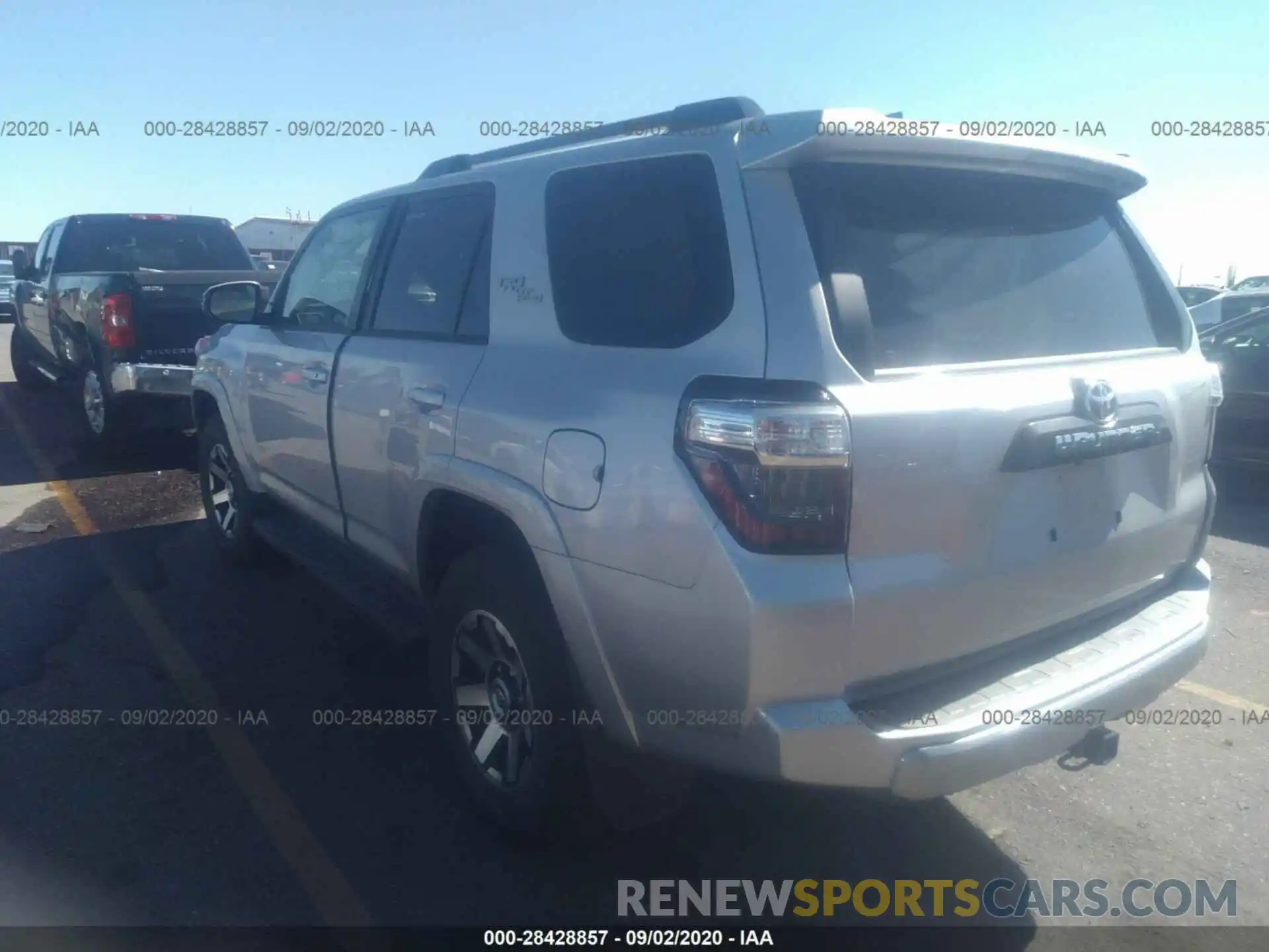 3 Photograph of a damaged car JTEBU5JR0L5788126 TOYOTA 4RUNNER 2020