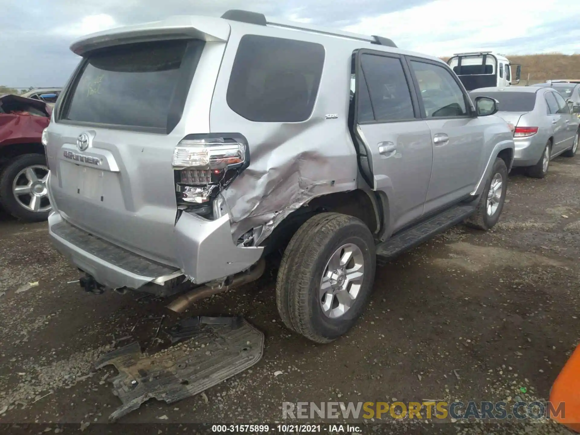 4 Фотография поврежденного автомобиля JTEBU5JR0L5788658 TOYOTA 4RUNNER 2020