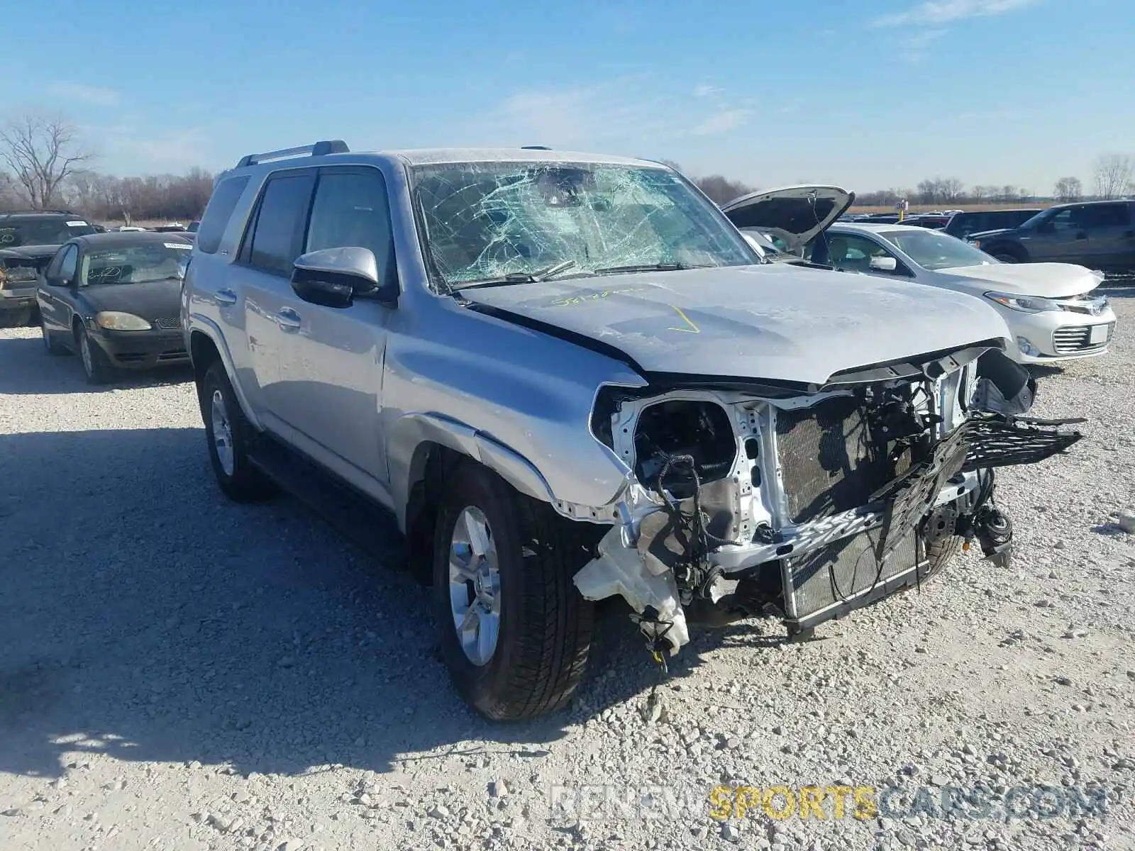 1 Photograph of a damaged car JTEBU5JR0L5789213 TOYOTA 4RUNNER 2020