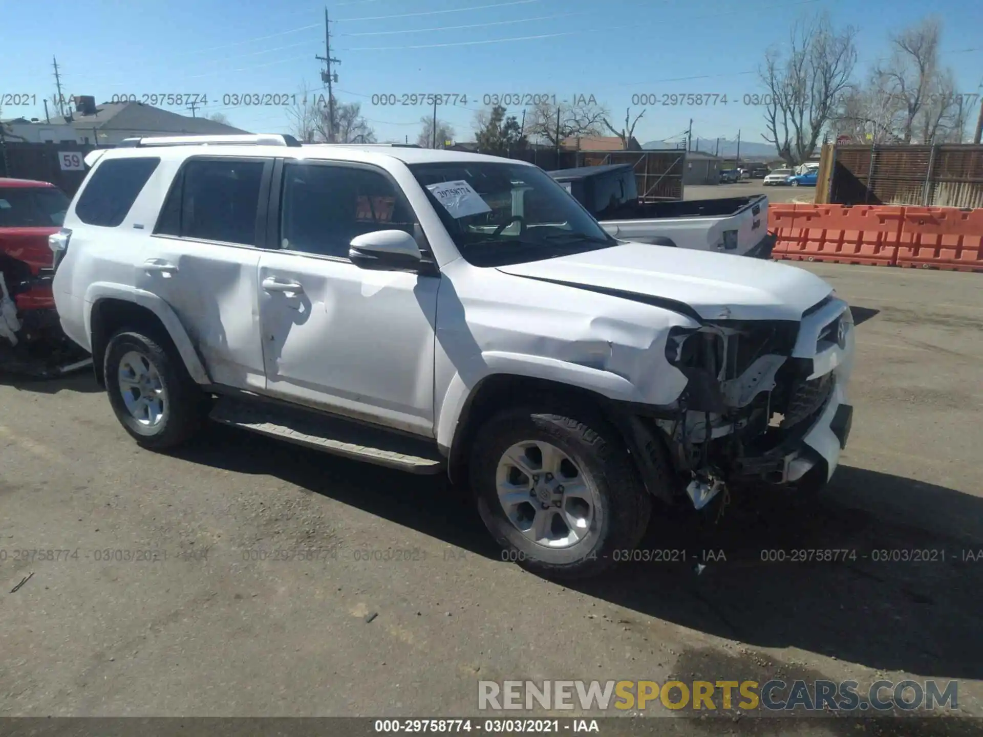 1 Photograph of a damaged car JTEBU5JR0L5789700 TOYOTA 4RUNNER 2020