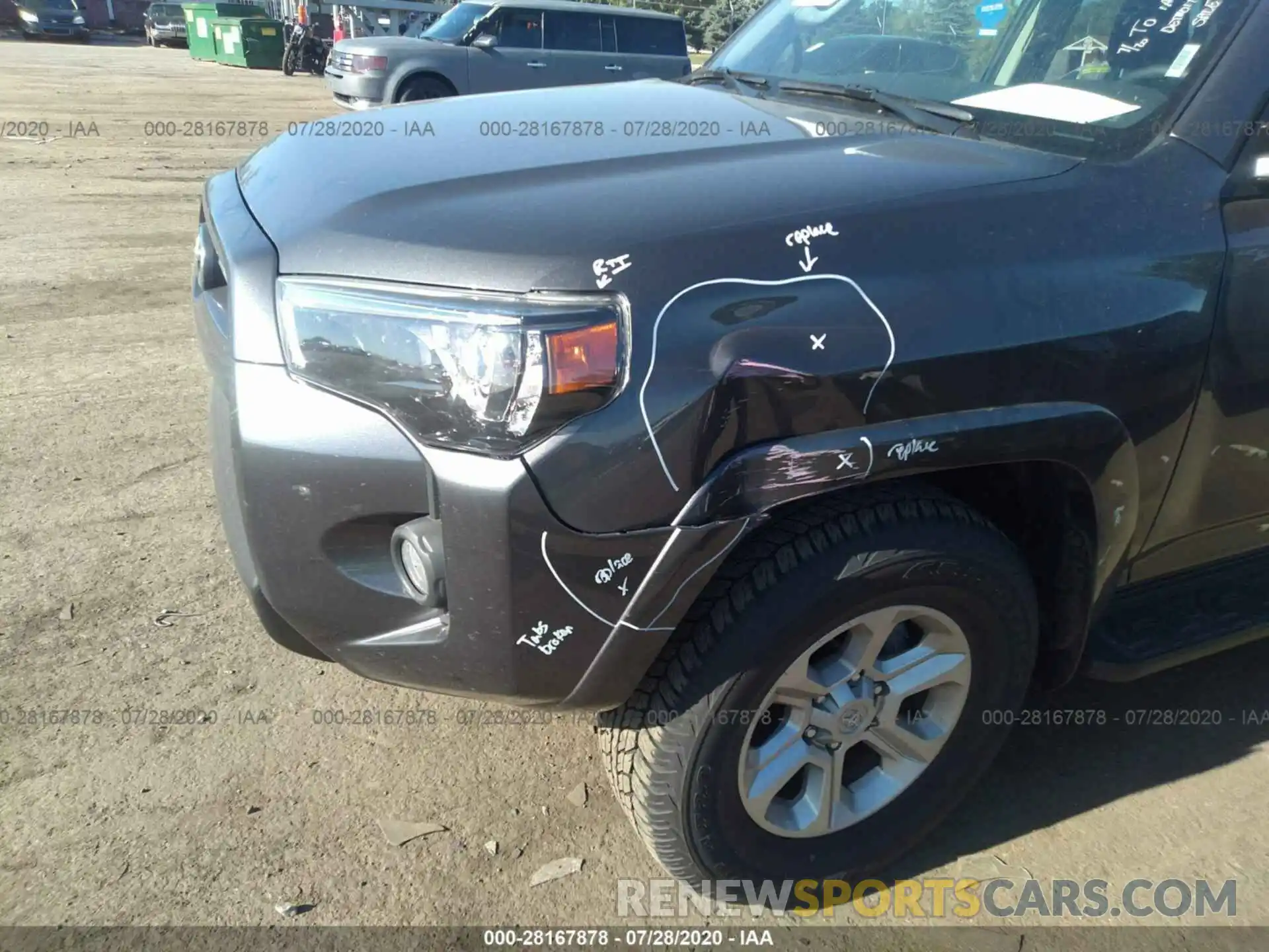 6 Photograph of a damaged car JTEBU5JR0L5790796 TOYOTA 4RUNNER 2020