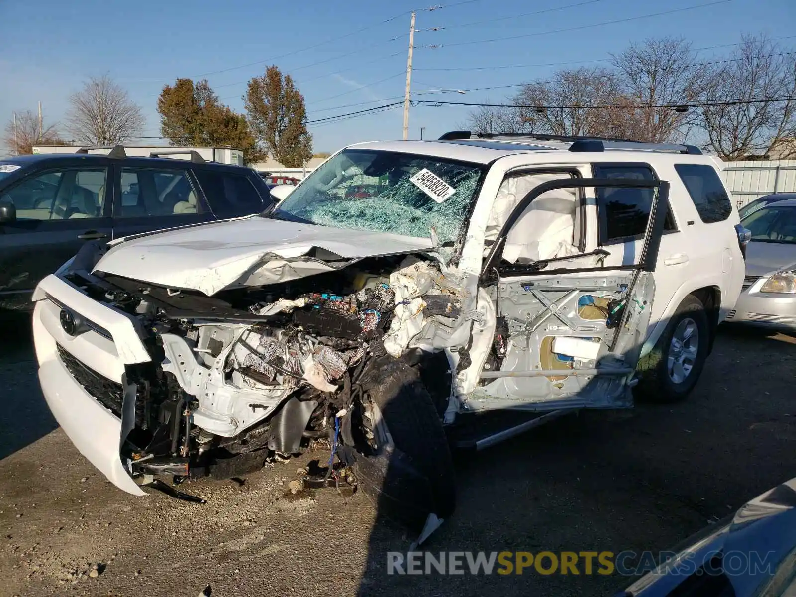 2 Photograph of a damaged car JTEBU5JR0L5827541 TOYOTA 4RUNNER 2020